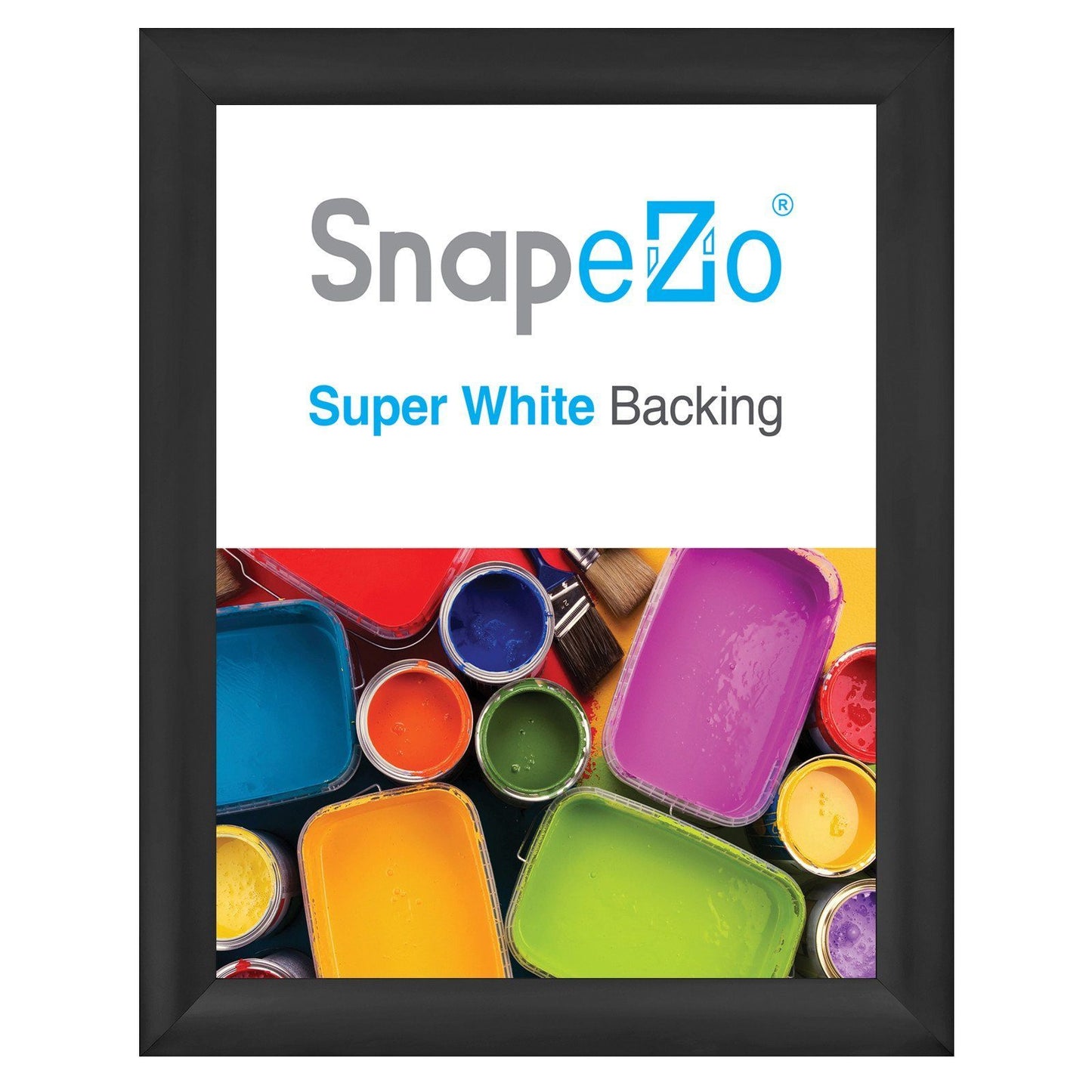 22x28 Black SnapeZo® Snap Frame - 2.2 Inch Profile