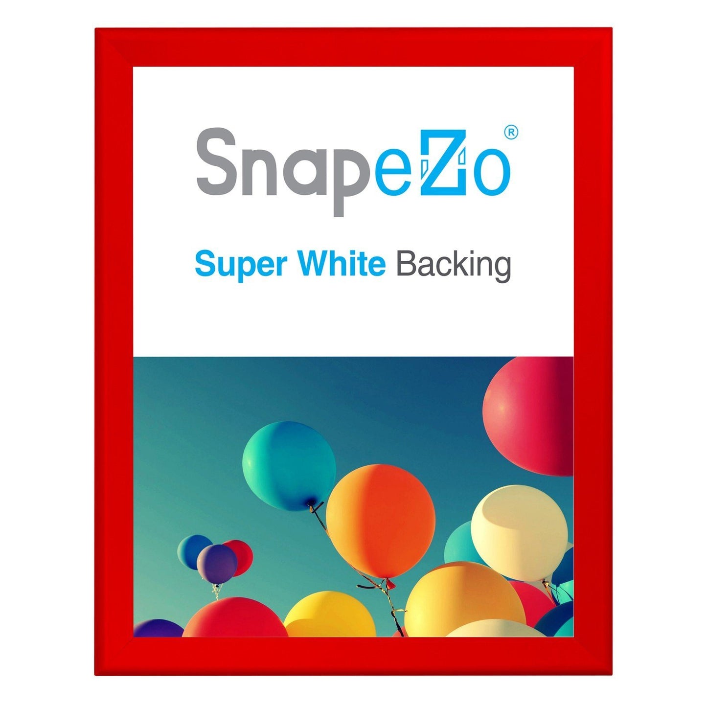 36x48 Red SnapeZo® Snap Frame - 1.7" Profile
