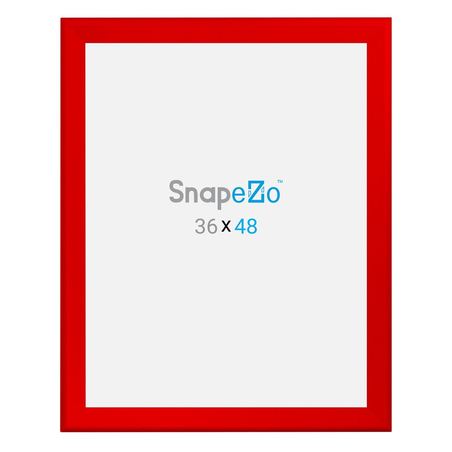 36x48 Red SnapeZo® Snap Frame - 1.7" Profile