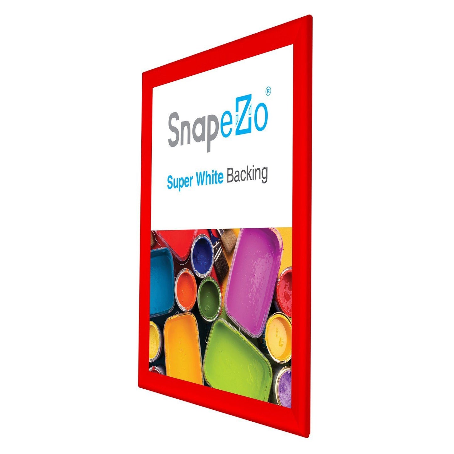 36x48 Red SnapeZo® Snap Frame - 1.7" Profile