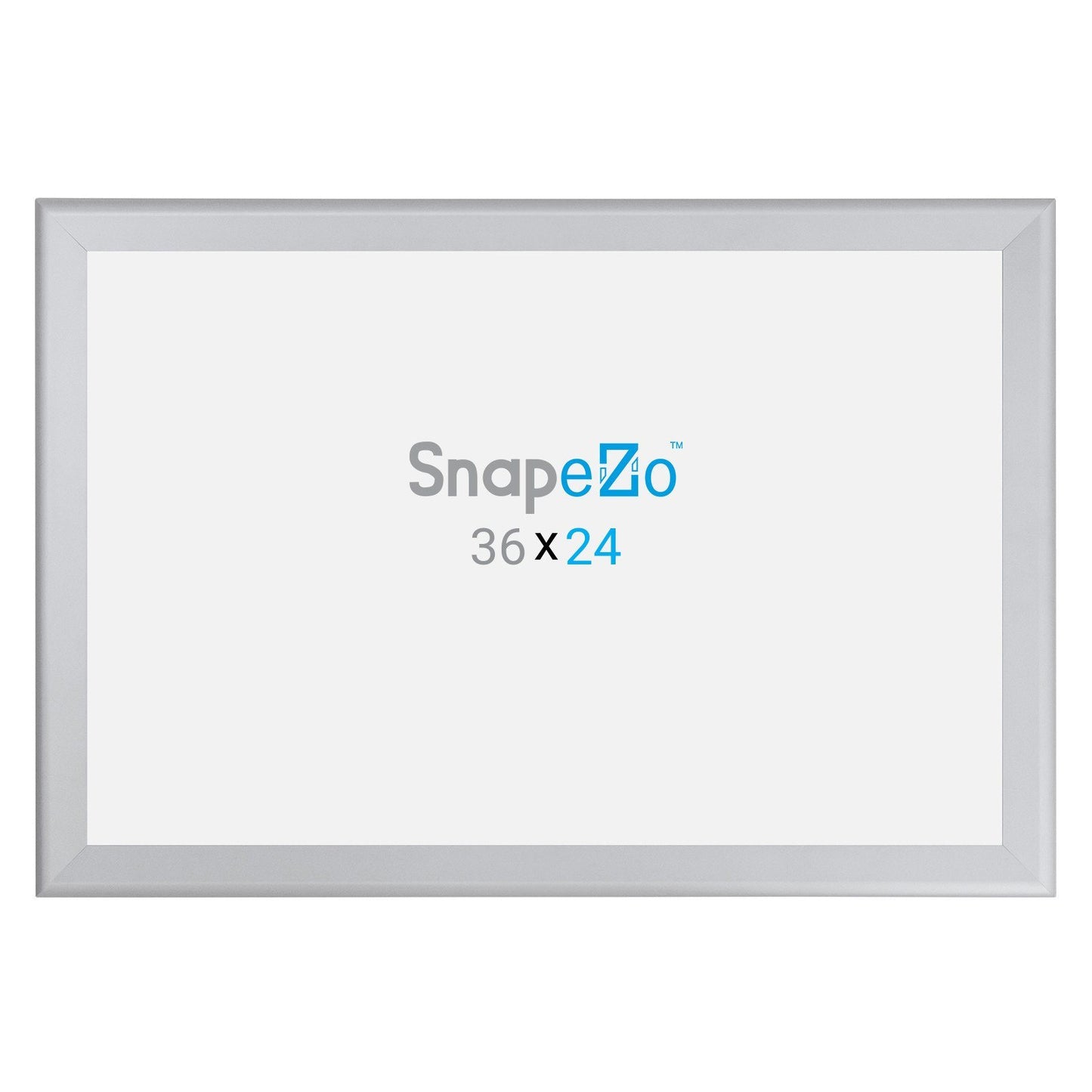 24x36 Silver SnapeZo® Snap Frame - 1.7" Profile