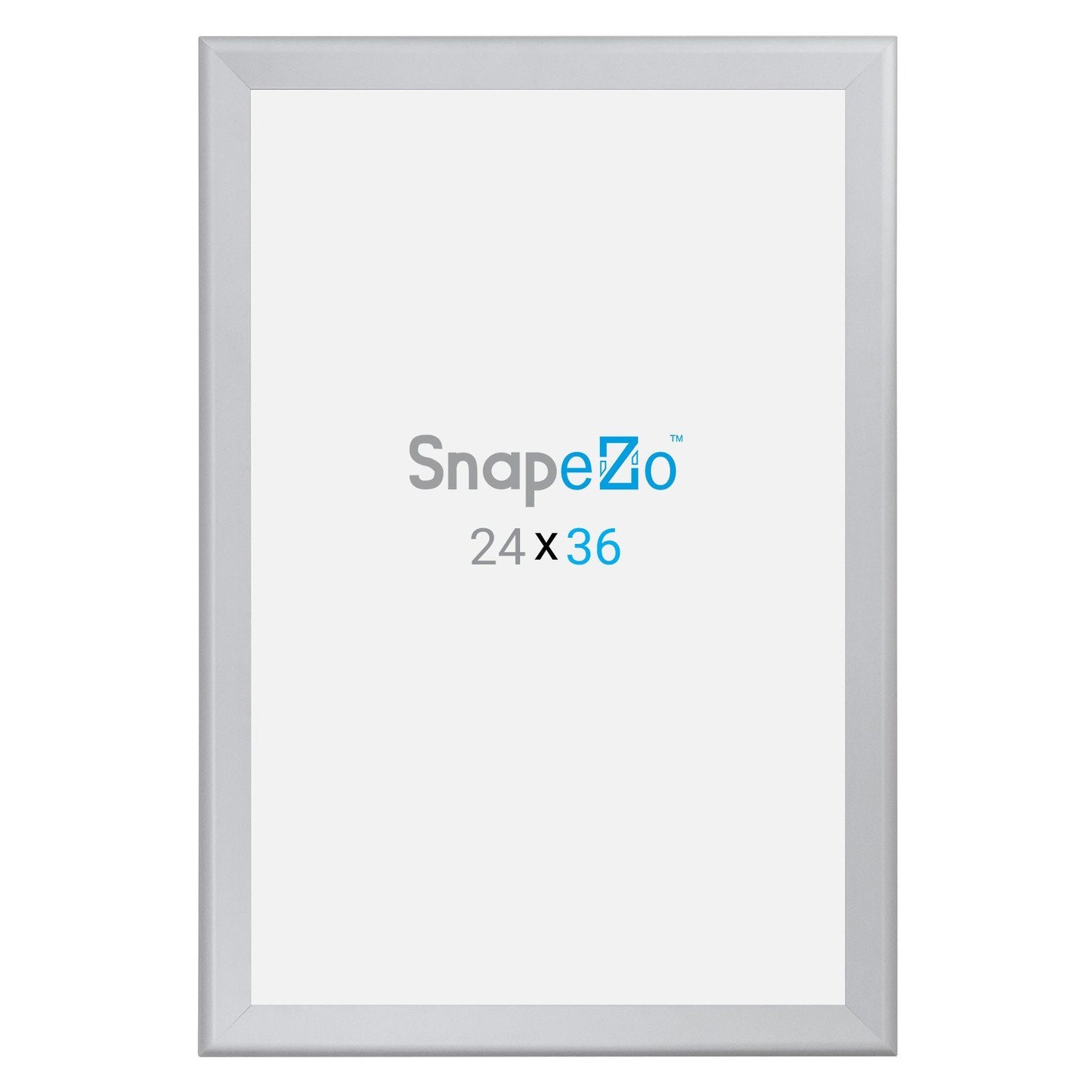 24x36 Silver SnapeZo® Snap Frame - 1.7" Profile