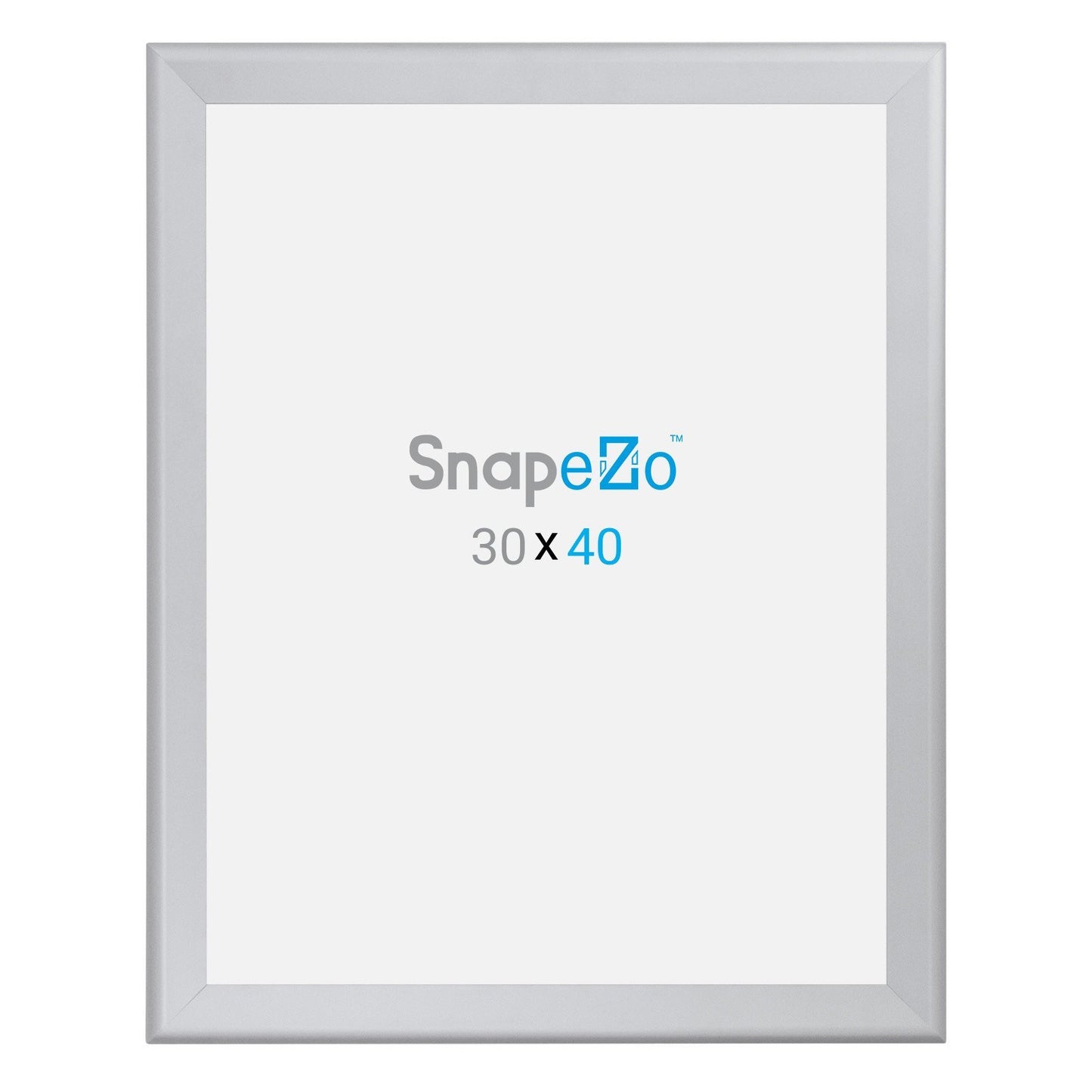 30x40 Silver SnapeZo® Snap Frame - 1.7" Profile