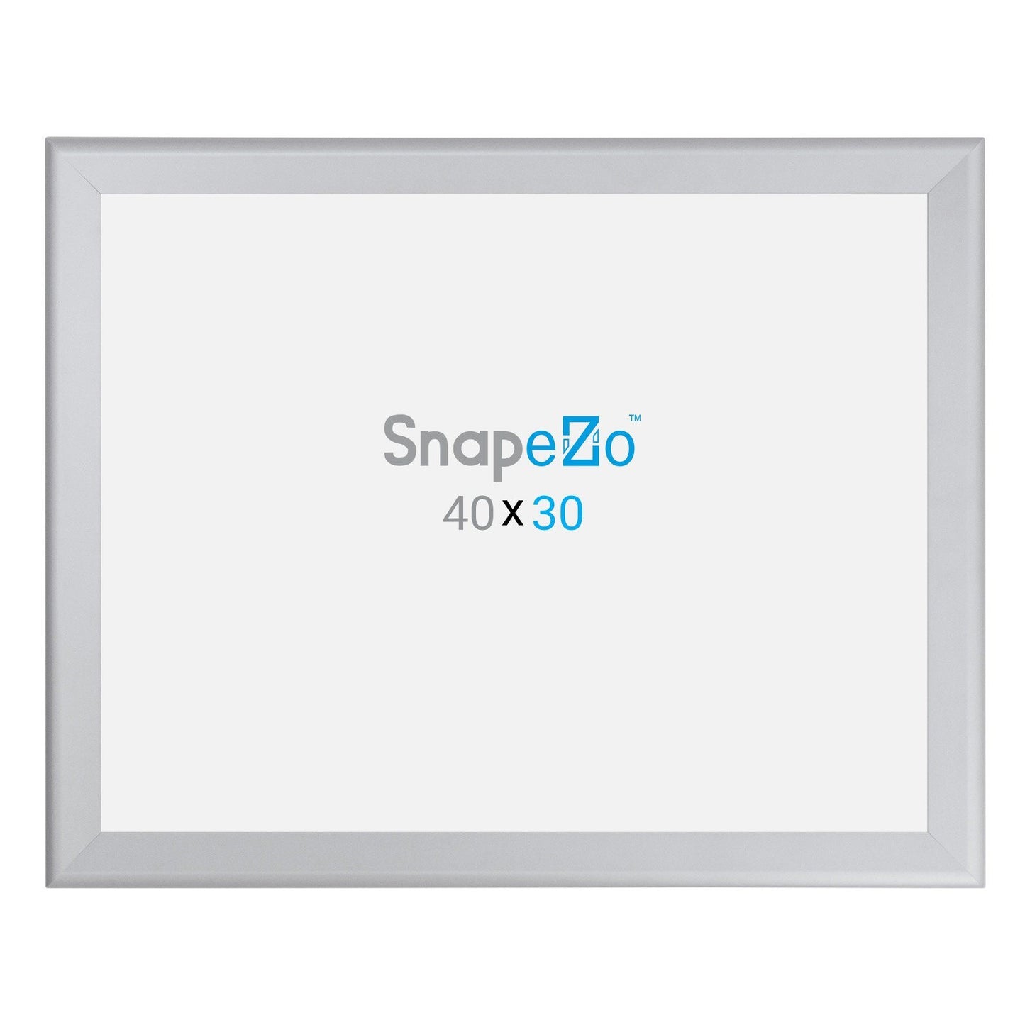 30x40 Silver SnapeZo® Snap Frame - 1.7" Profile