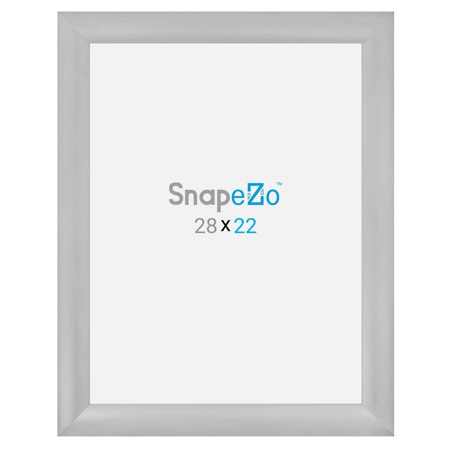 22x28 Silver SnapeZo® Snap Frame - 2.2 Inch Profile