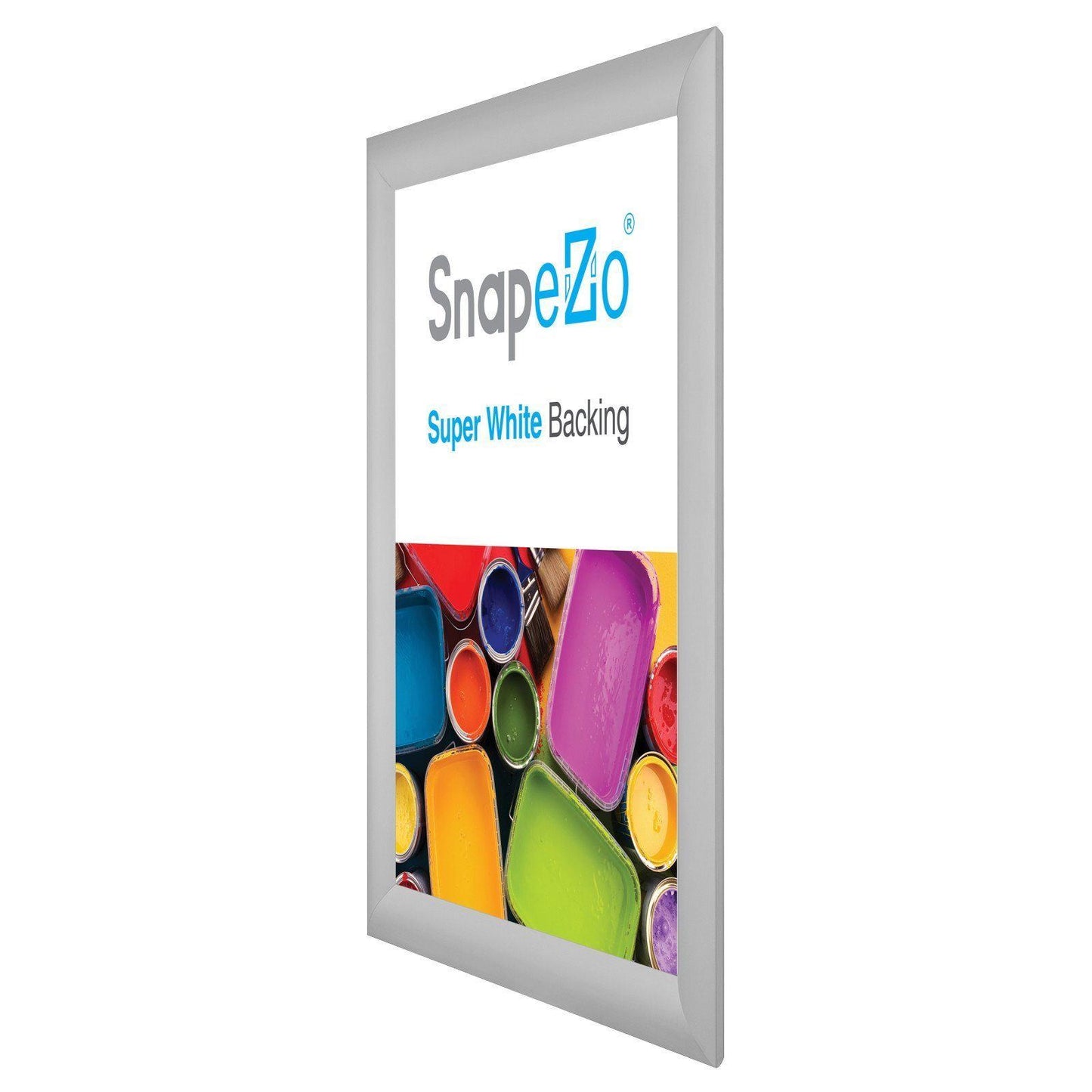 22x28 Silver SnapeZo® Snap Frame - 2.2 Inch Profile