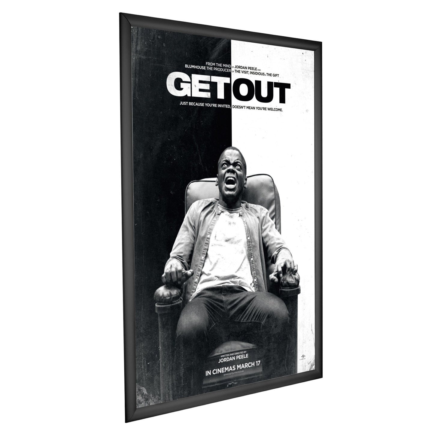 24x36 Black SnapeZo® Snap Frame - 1.2" Profile