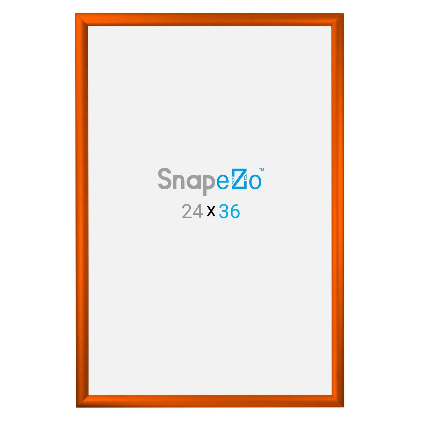 24x36 Orange SnapeZo® Snap Frame - 1.2" Profile