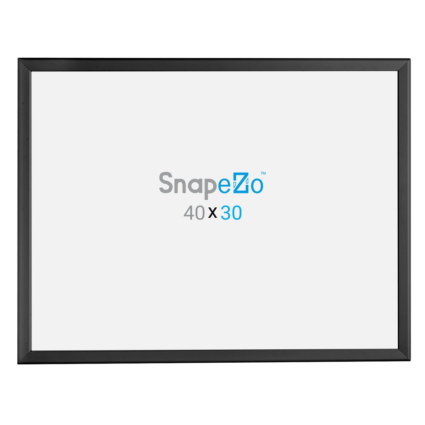 30x40 Black SnapeZo® Snap Frame - 1.25" Profile