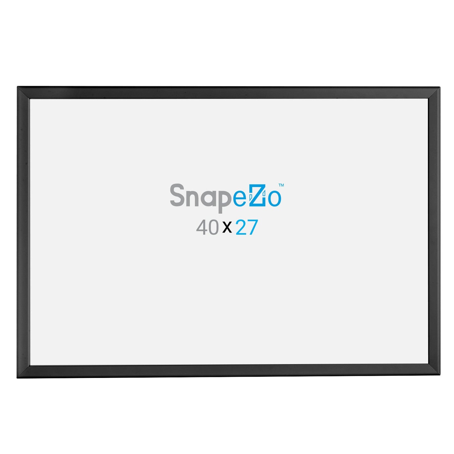 27x40 Black SnapeZo® Snap Frame - 1.25" Profile