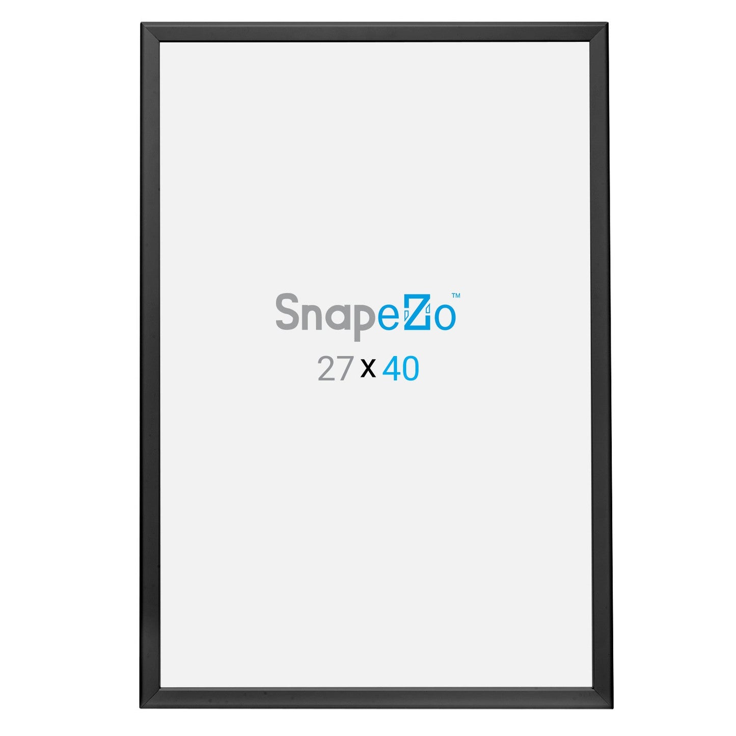 27x40 Black SnapeZo® Snap Frame - 1.25" Profile