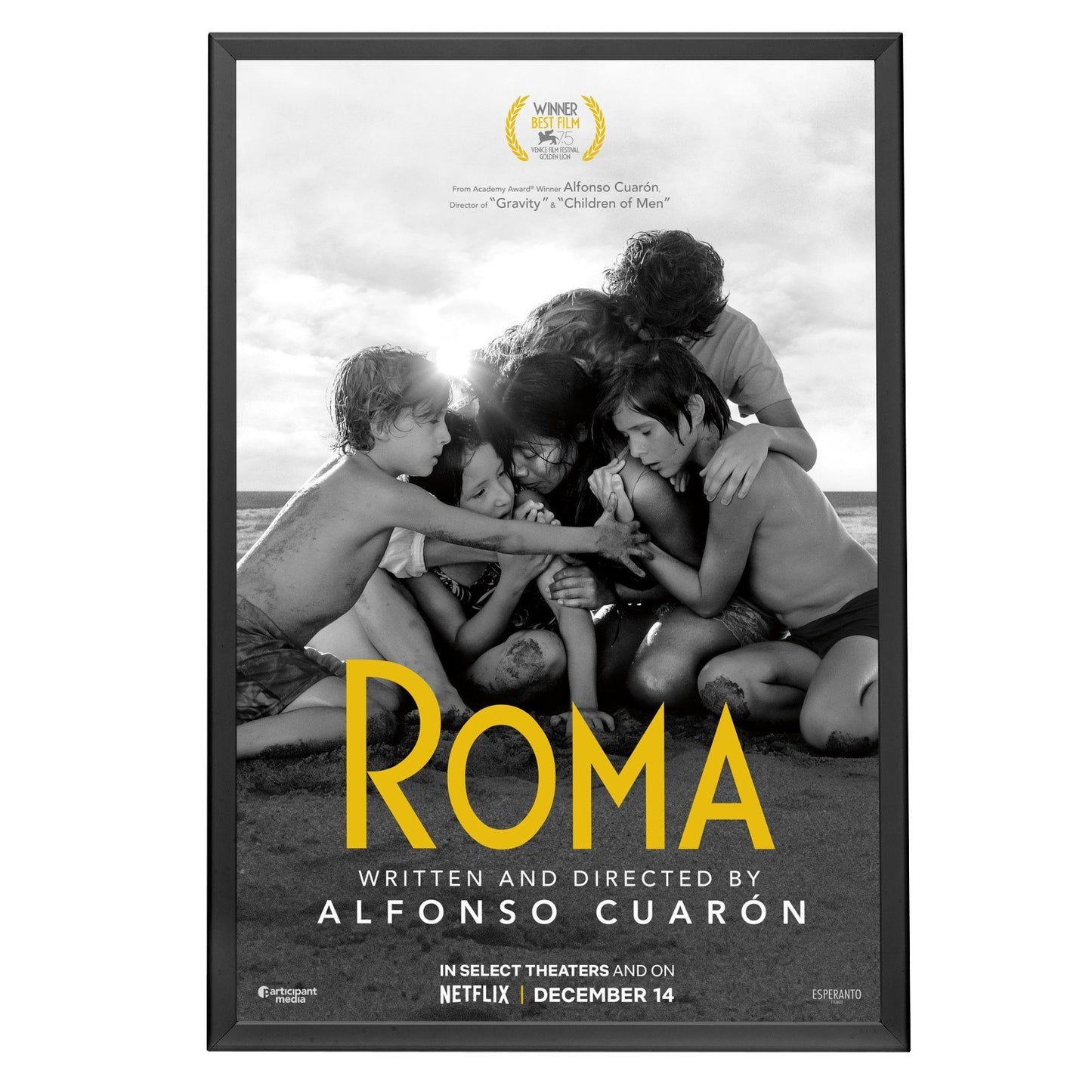 Black movie poster SnapeZo® frame poster size 27X40 - 1.25 inch profile