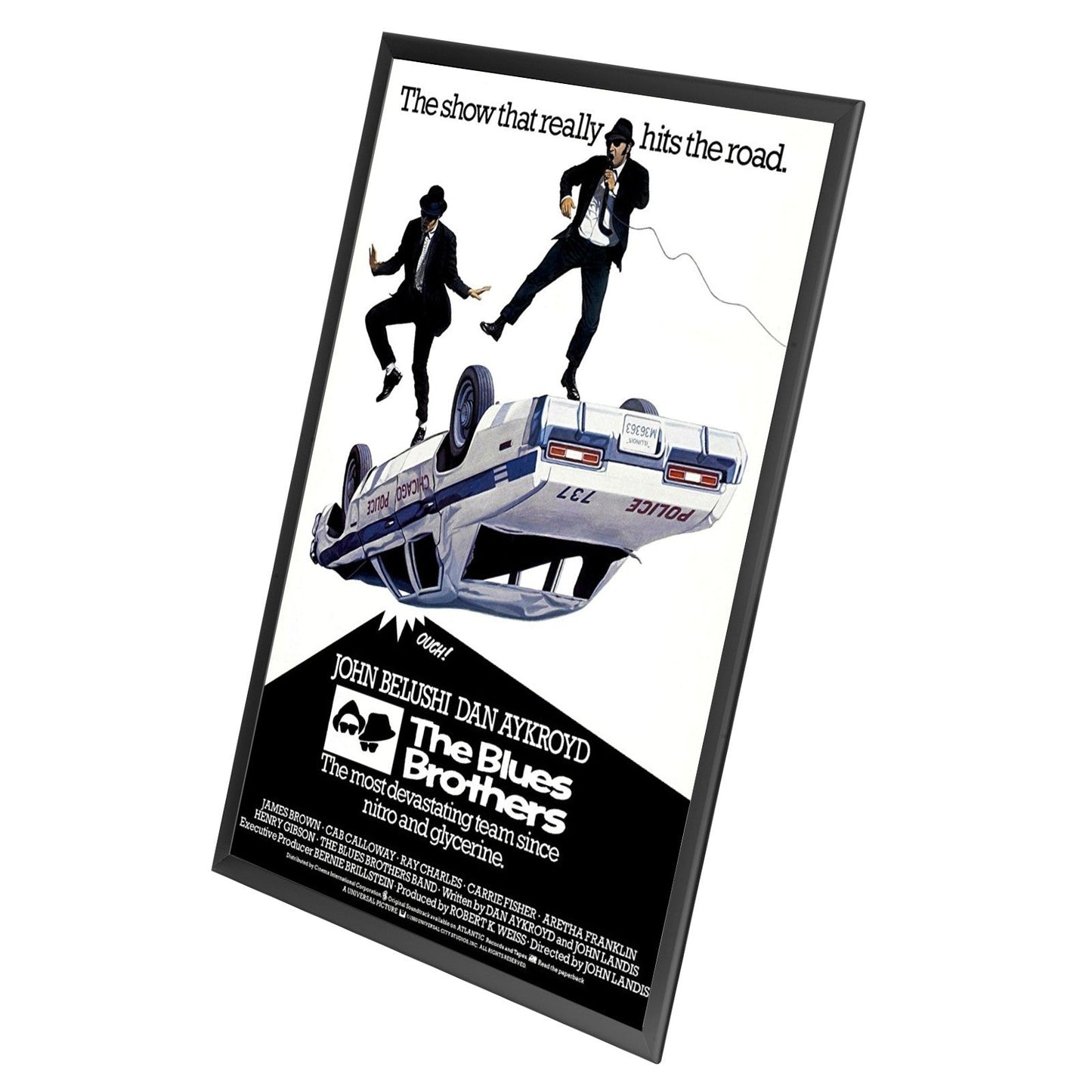 27x41 Black SnapeZo® Snap Frame - 1.25" Profile