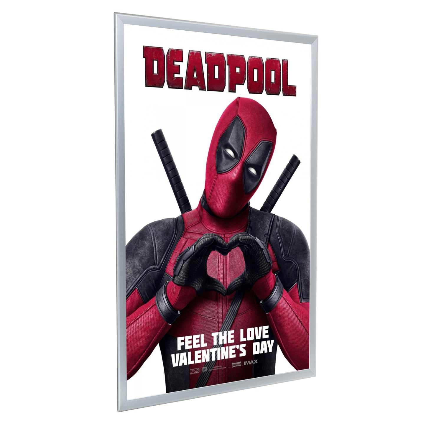 10 Case Pack of Snapezo® of Silver 24x36 Movie Poster Frame - 1.25" Profile
