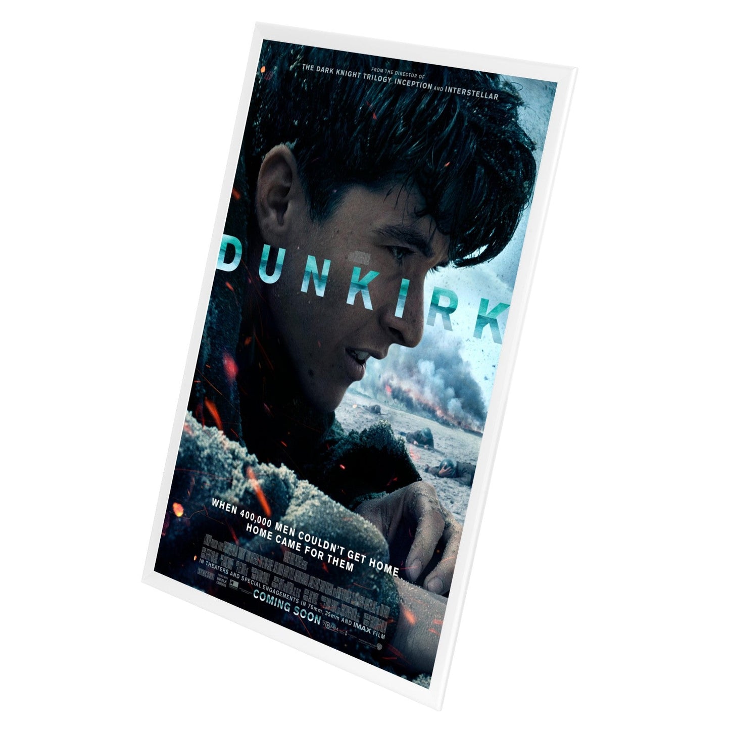 27x40 White SnapeZo® Snap Frame - 1.25" Profile