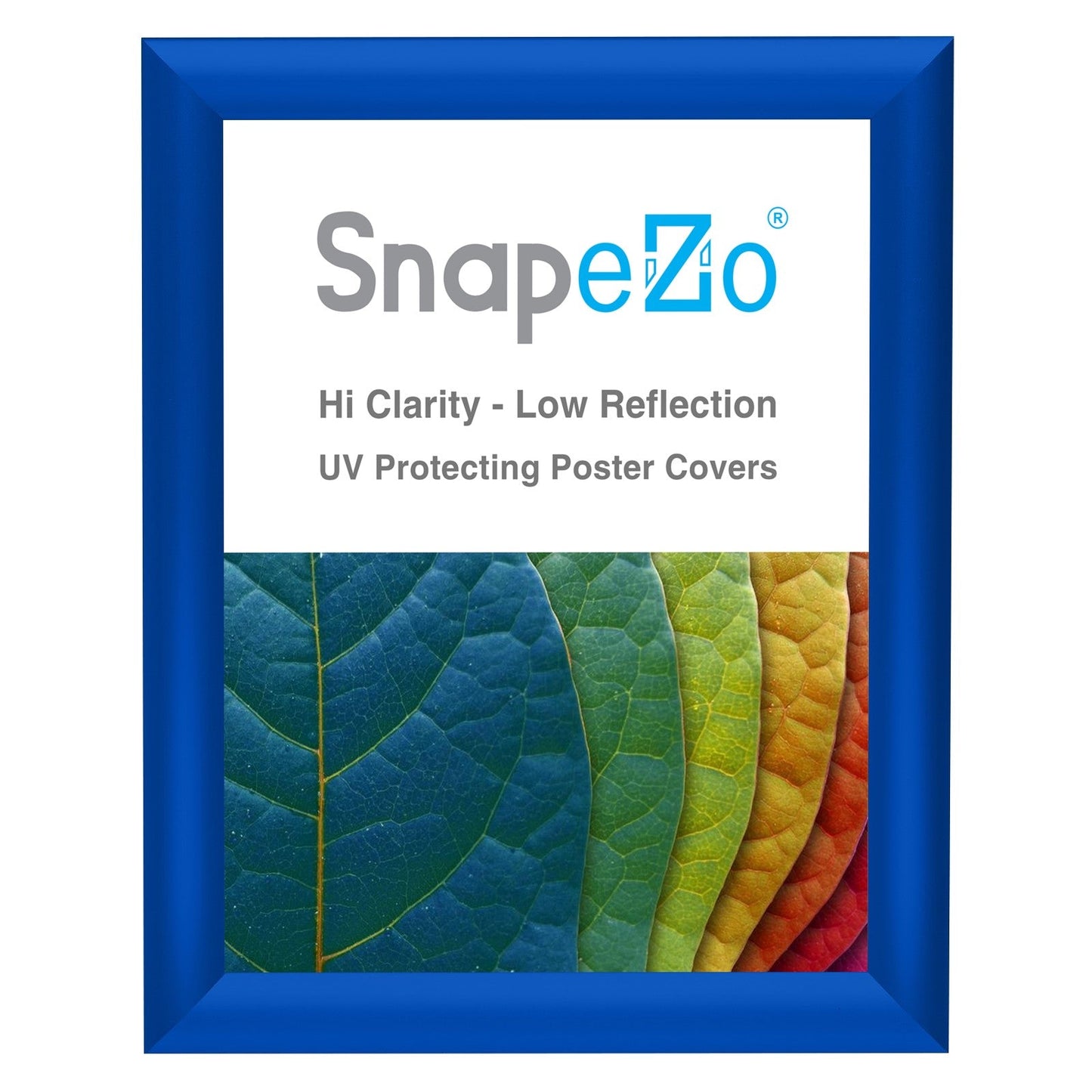8.5x11 Blue SnapeZo® Snap Frame - 1" Profile