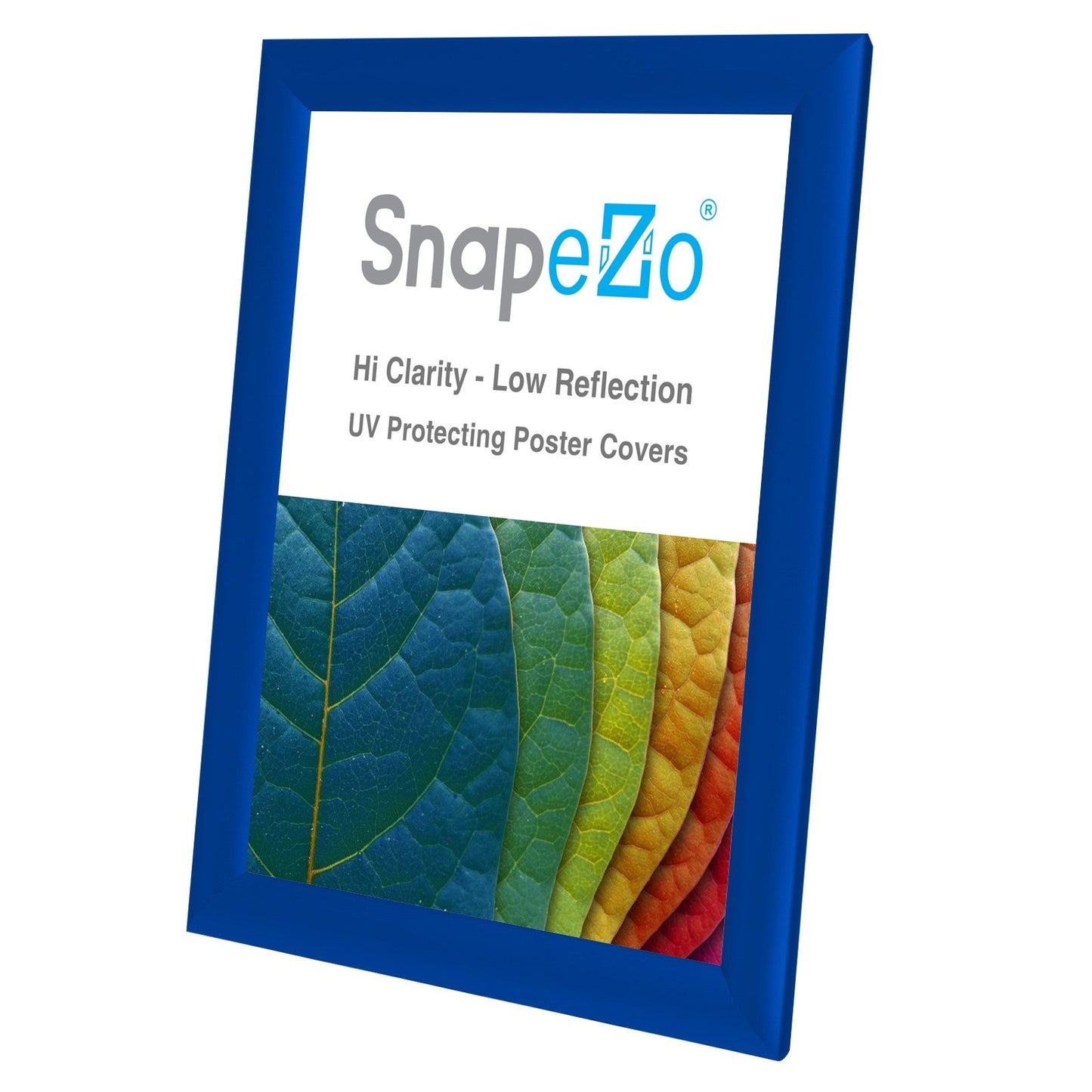 8.5x11 Blue SnapeZo® Snap Frame - 1" Profile