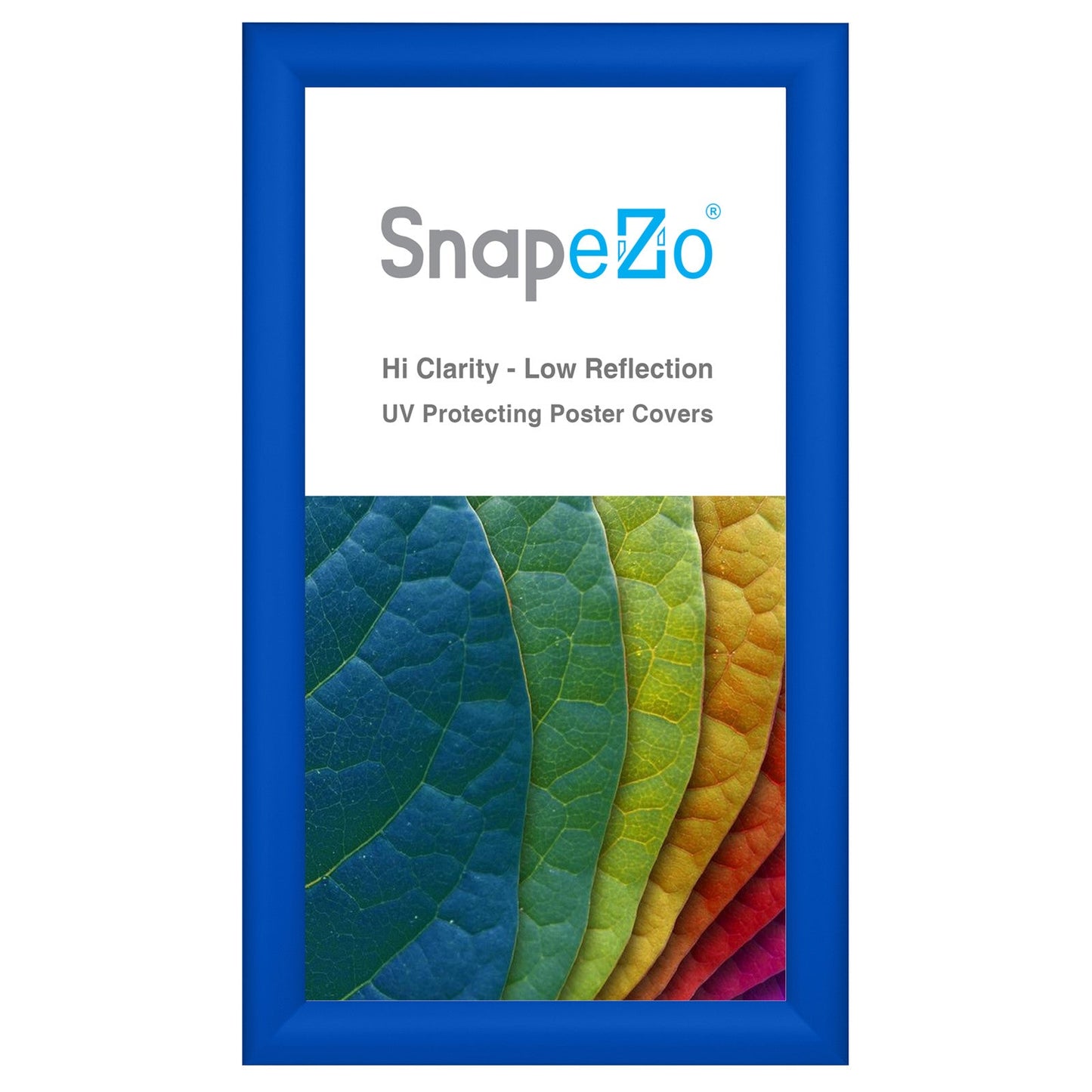 10x18 Blue SnapeZo® Snap Frame - 1.2" Profile