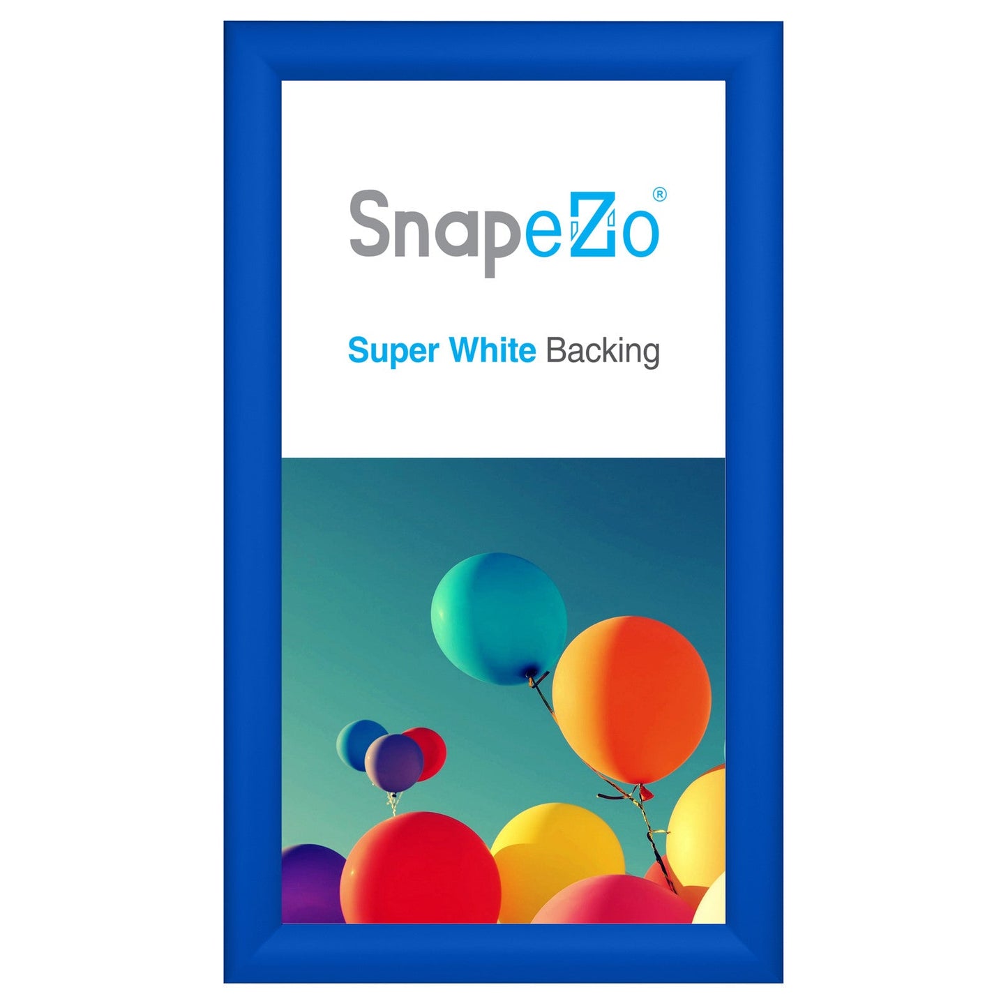 10x18 Blue SnapeZo® Snap Frame - 1.2" Profile