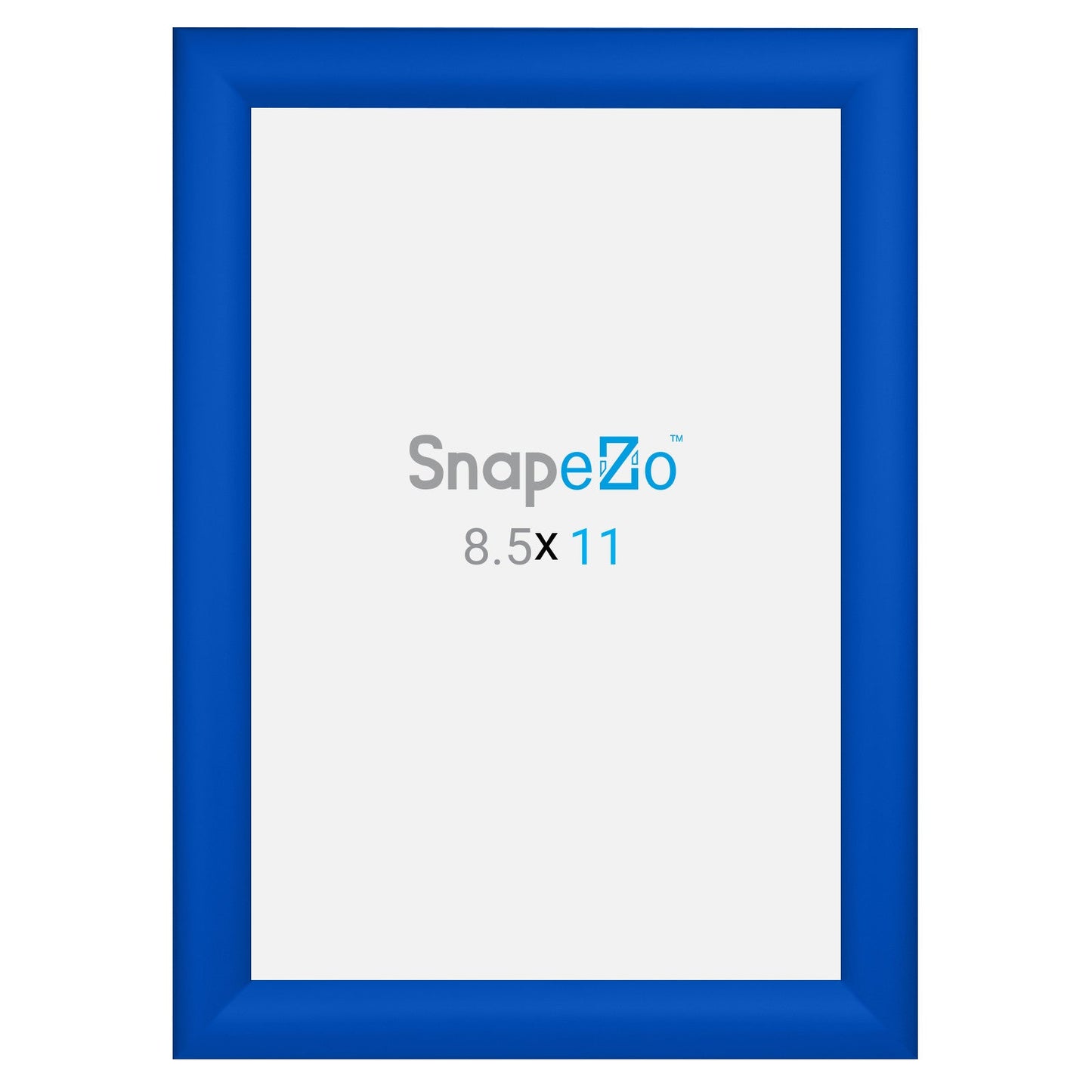 8.5x11 Blue SnapeZo® Snap Frame - 1.2" Profile