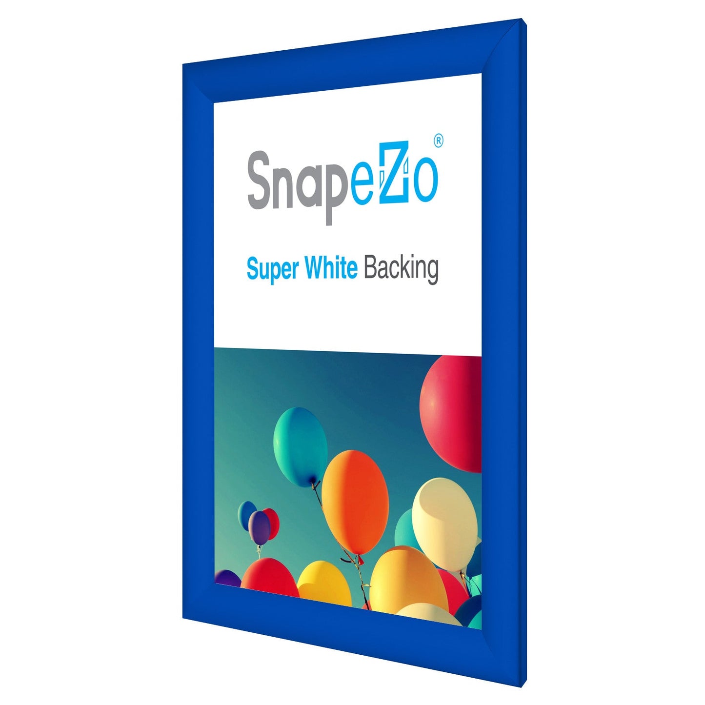 8.5x11 Blue SnapeZo® Snap Frame - 1.2" Profile