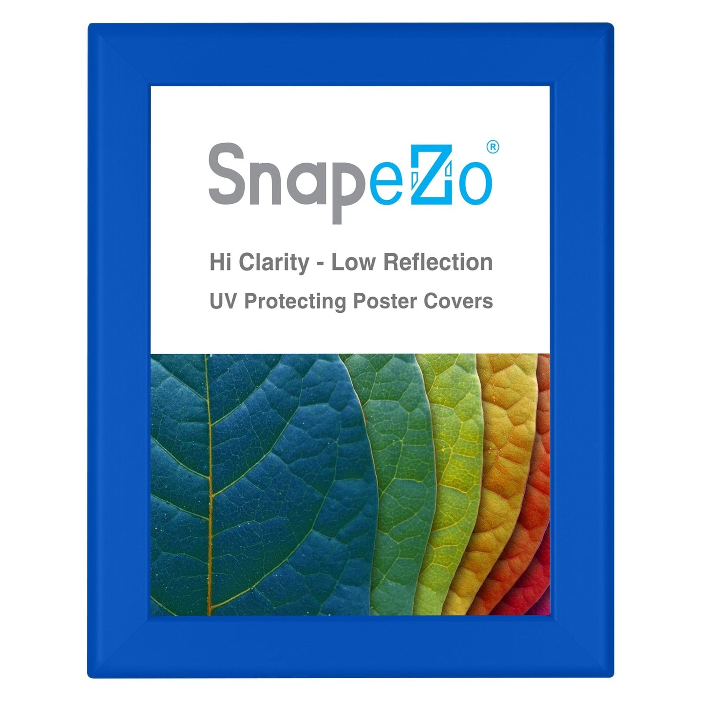8.5x11 Blue SnapeZo® Snap Frame - 1.25" Profile