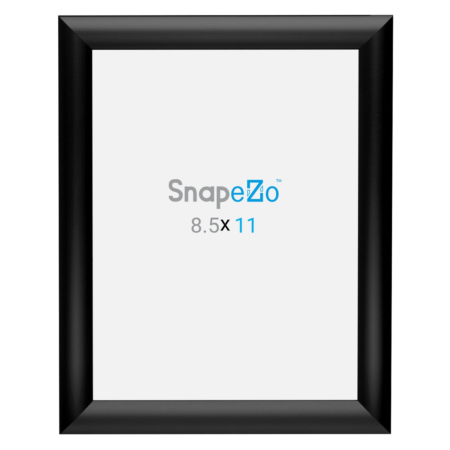 Twin-Pack of Snapezo® Black 8.5x11 Certificate Frame - 1" Profile