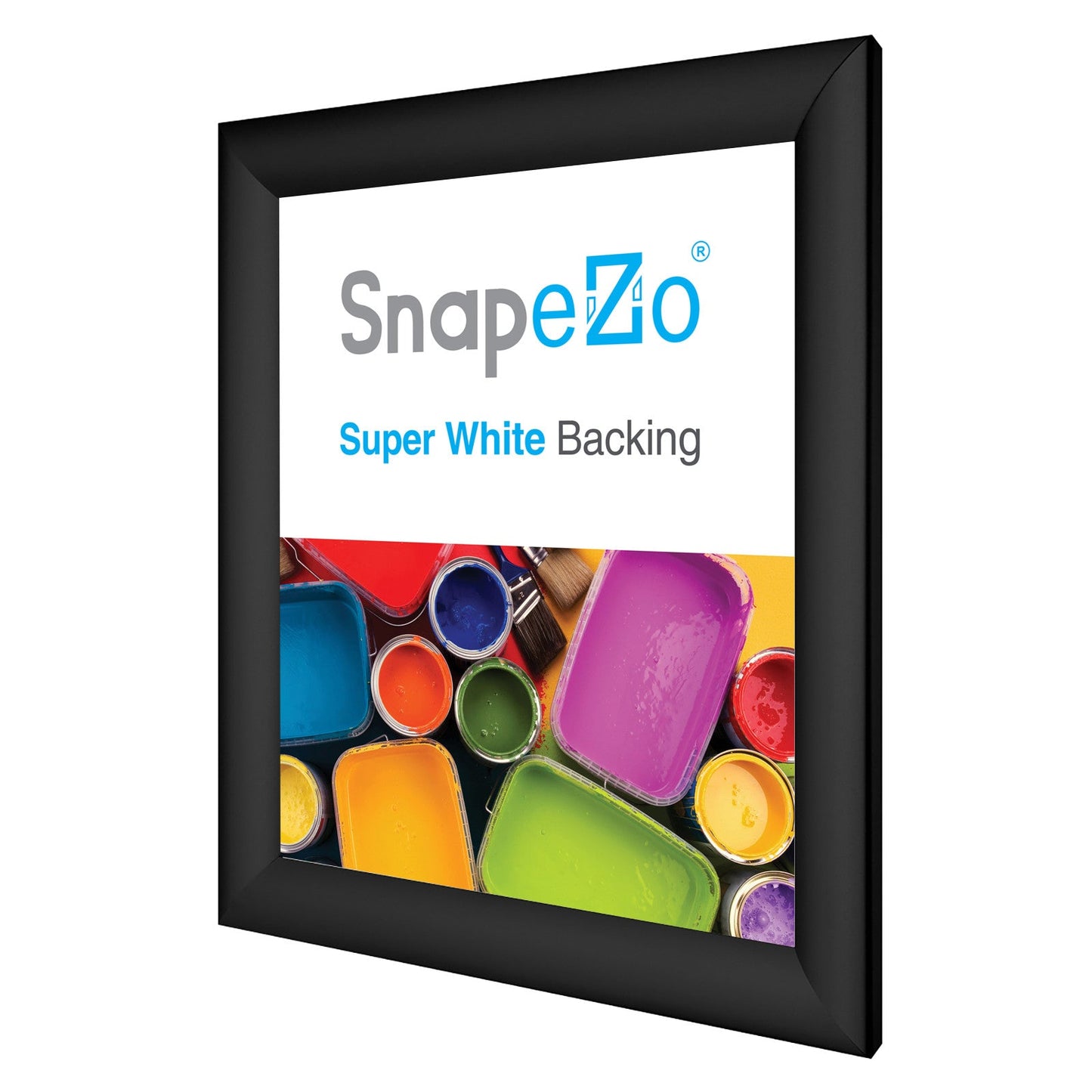 10x12 Black SnapeZo® Snap Frame - 1.2" Profile