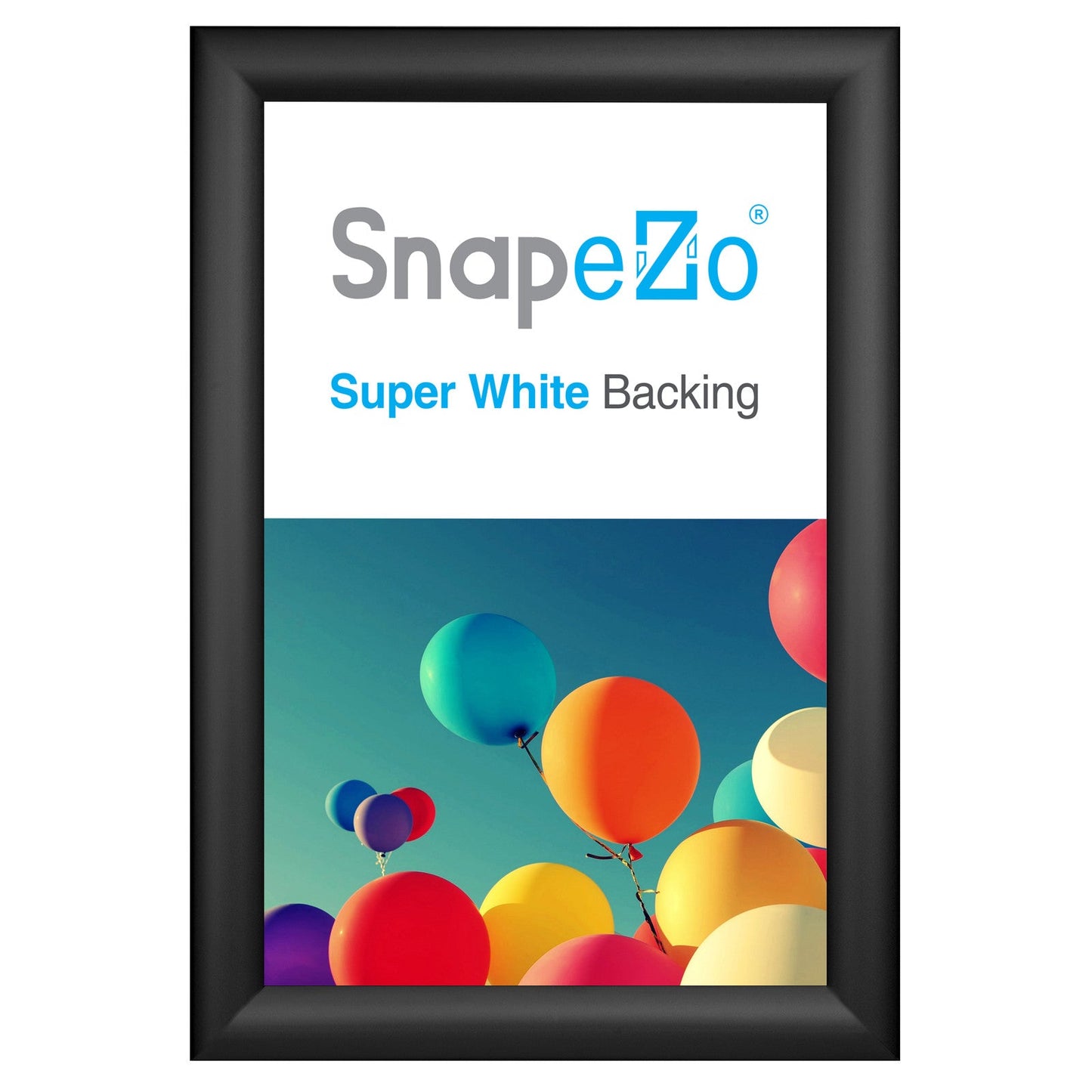 10x15 Black SnapeZo® Snap Frame - 1.2" Profile