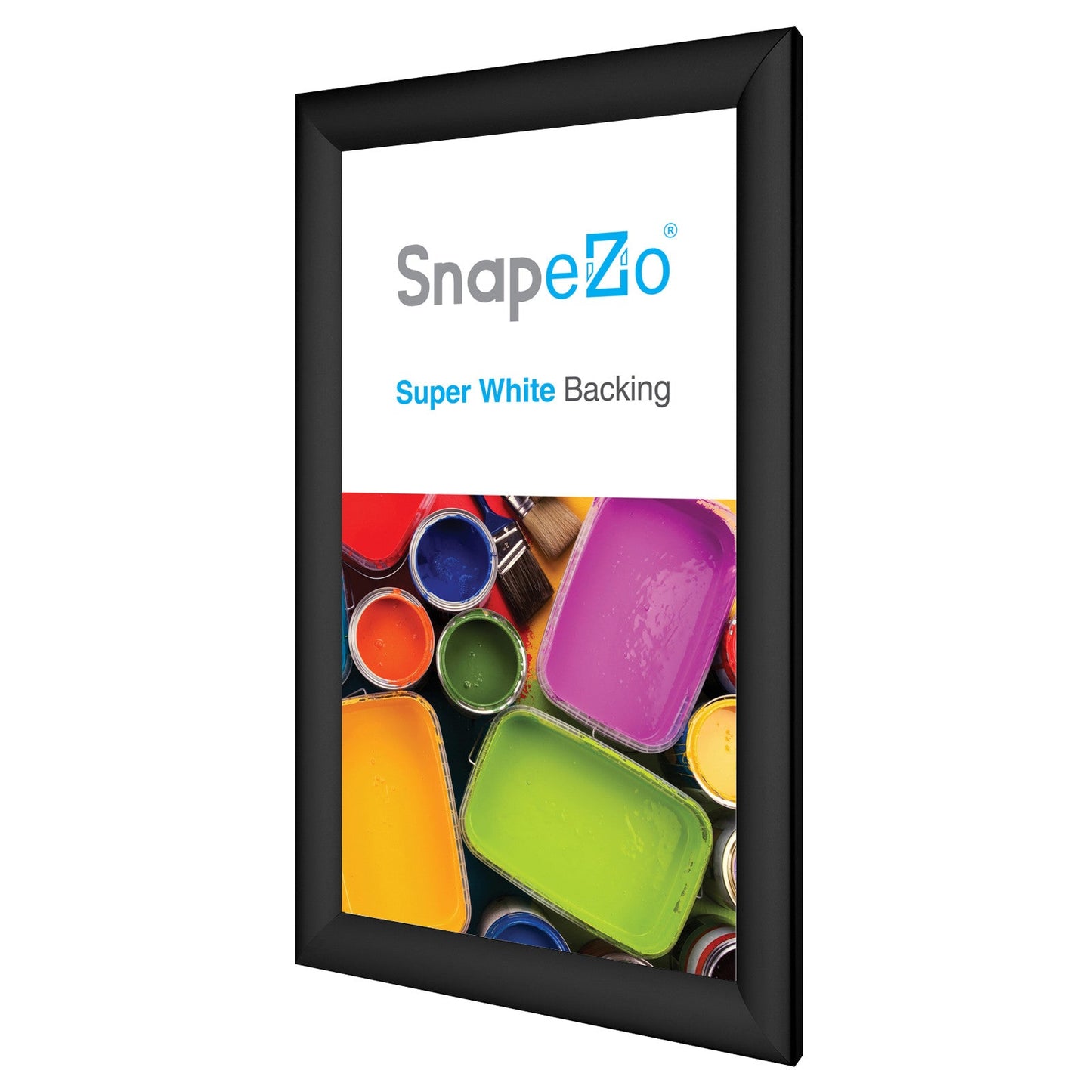 10x18 Black SnapeZo® Snap Frame - 1.2" Profile