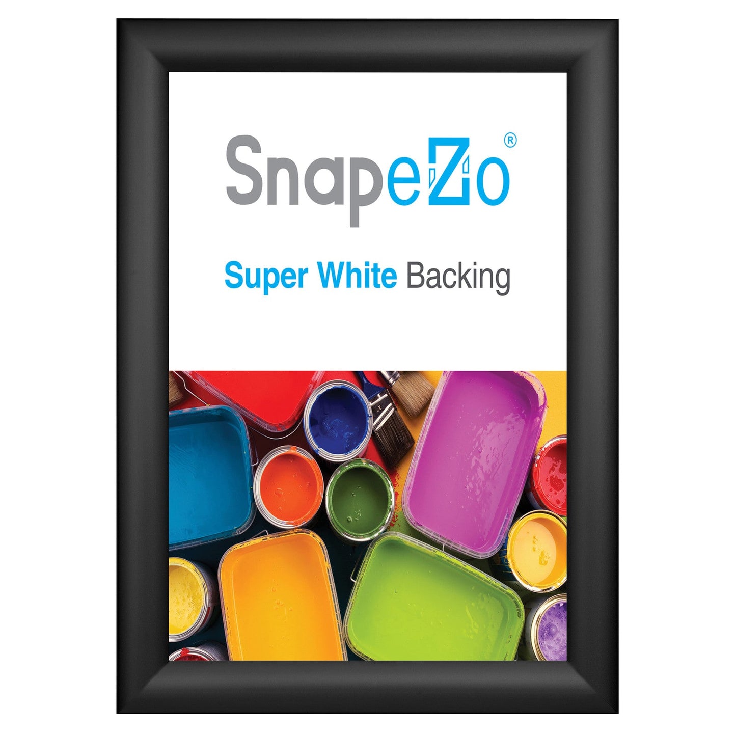 10x13 Black SnapeZo® Snap Frame - 1.2" Profile