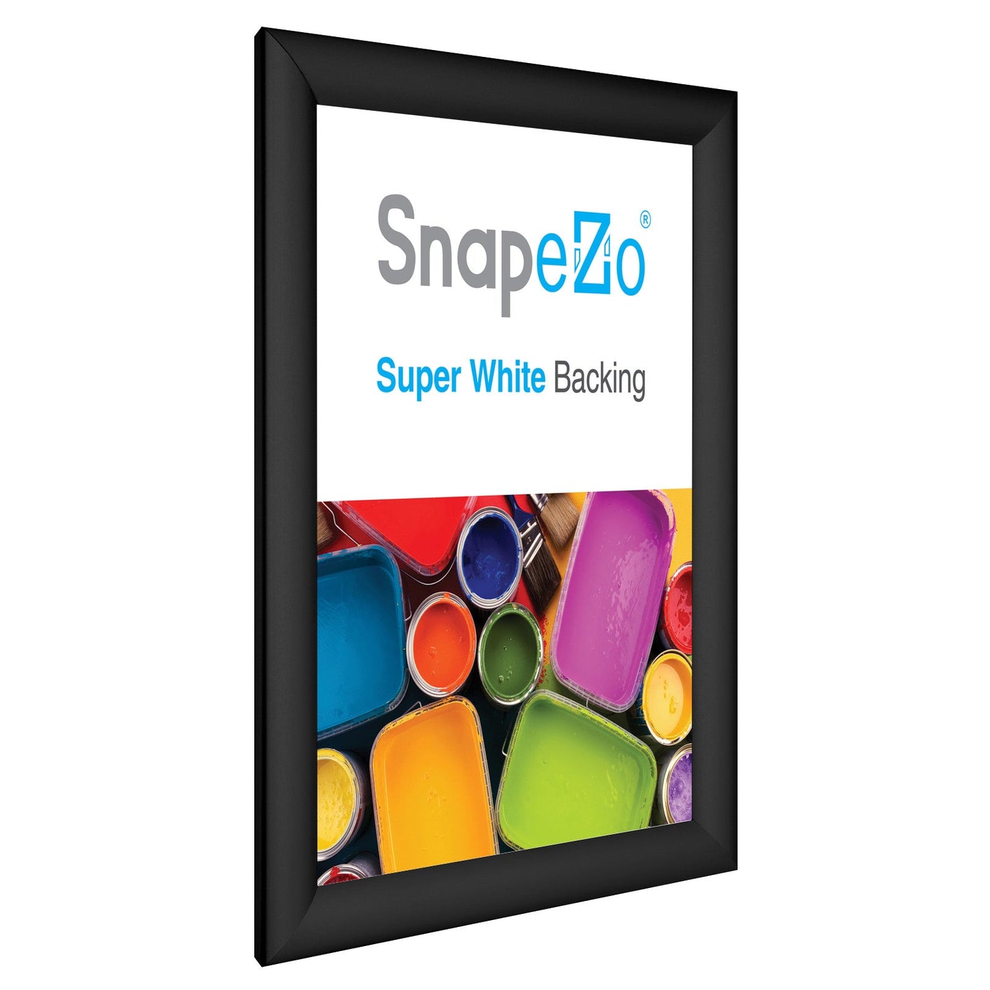 8.5x11 Black SnapeZo® Snap Frame - 1.2" Profile