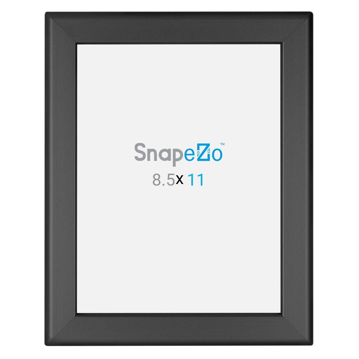 8.5x11 Black SnapeZo® Snap Frame - 1.25" Profile