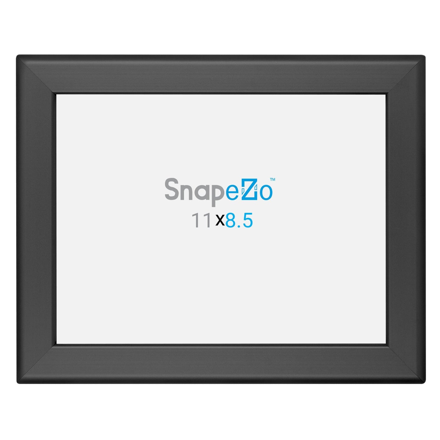 8.5x11 Black SnapeZo® Snap Frame - 1.25" Profile