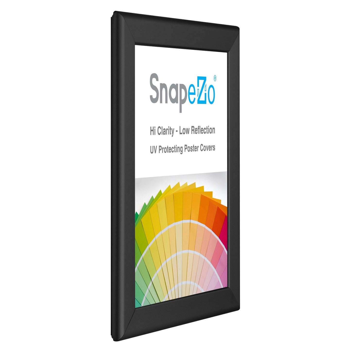 8.5x11 Black SnapeZo® Snap Frame - 1.25" Profile