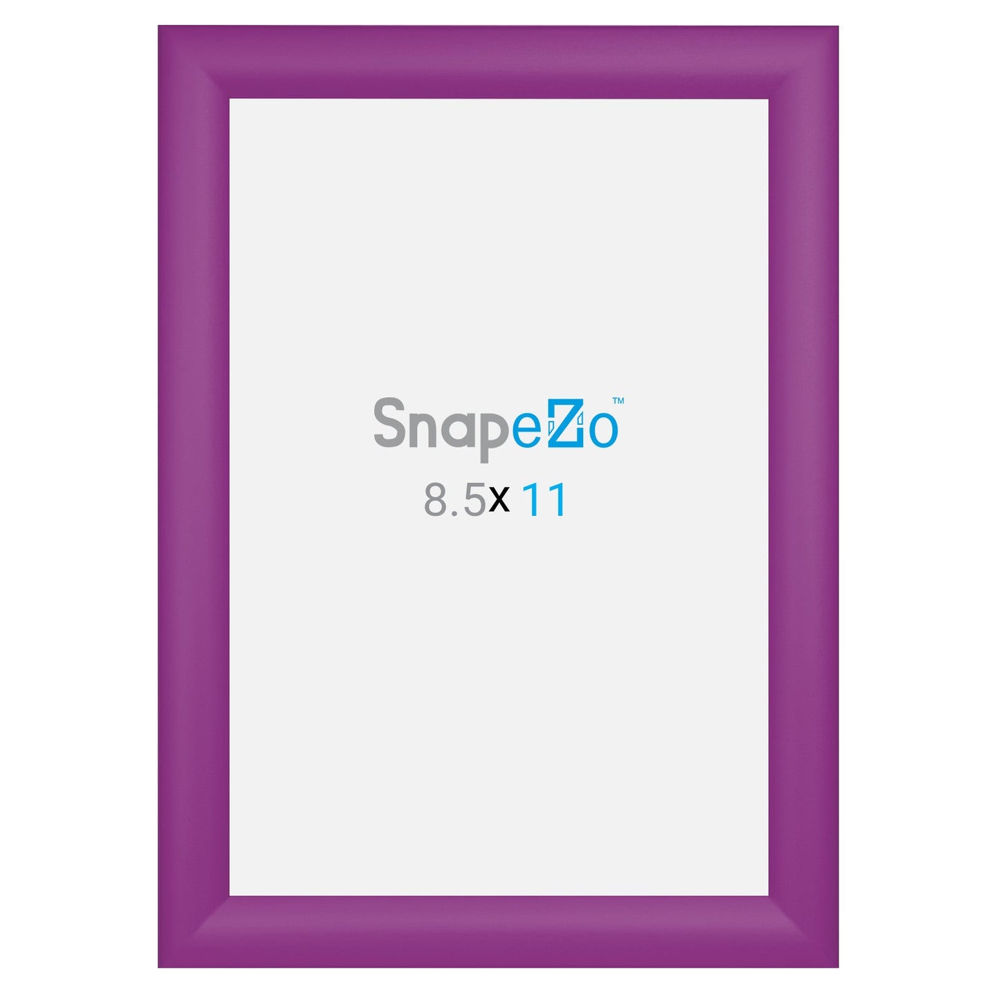 8.5x11 Purple SnapeZo® Snap Frame - 1.2" Profile