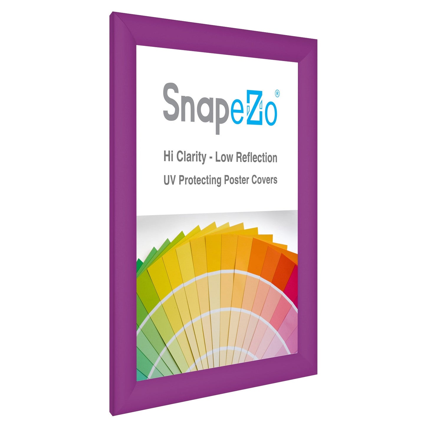 8.5x11 Purple SnapeZo® Snap Frame - 1.2" Profile