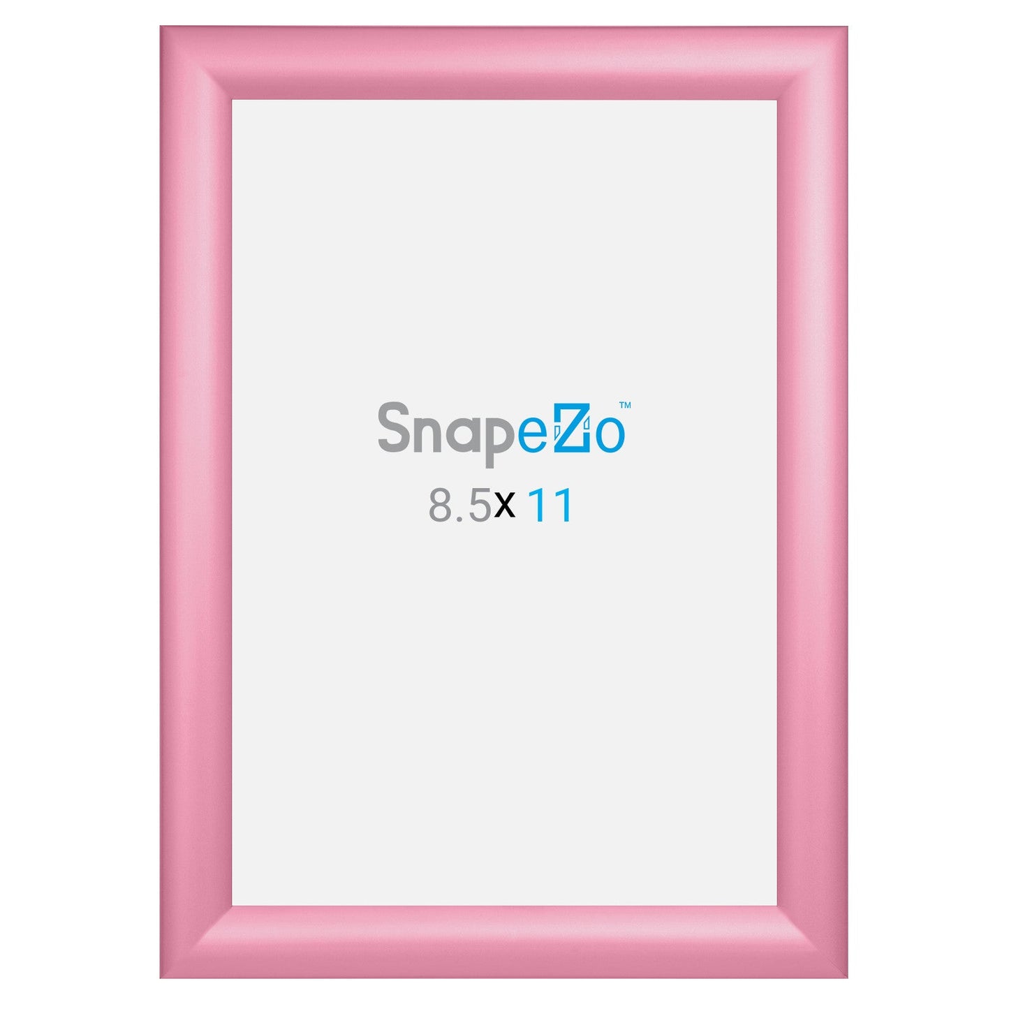 8.5x11 Pink SnapeZo® Snap Frame - 1.2" Profile