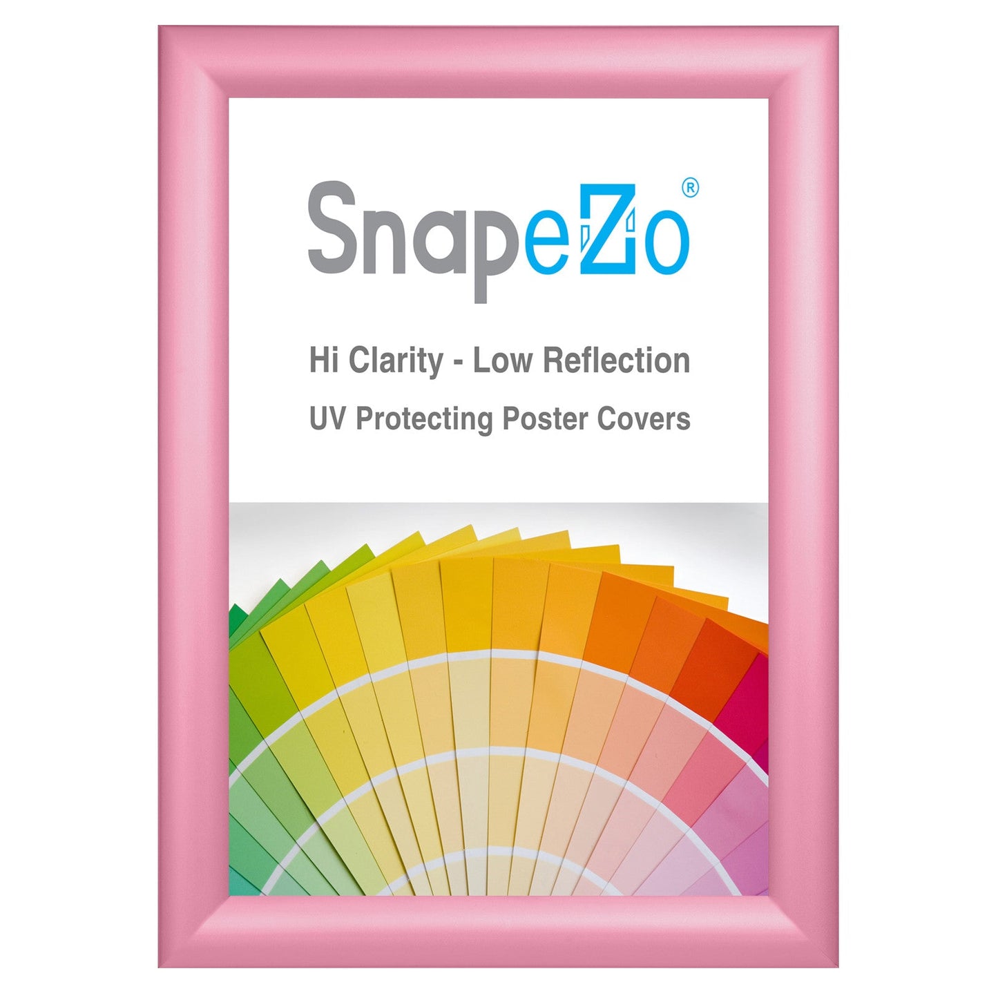 8.5x11 Pink SnapeZo® Snap Frame - 1.2" Profile