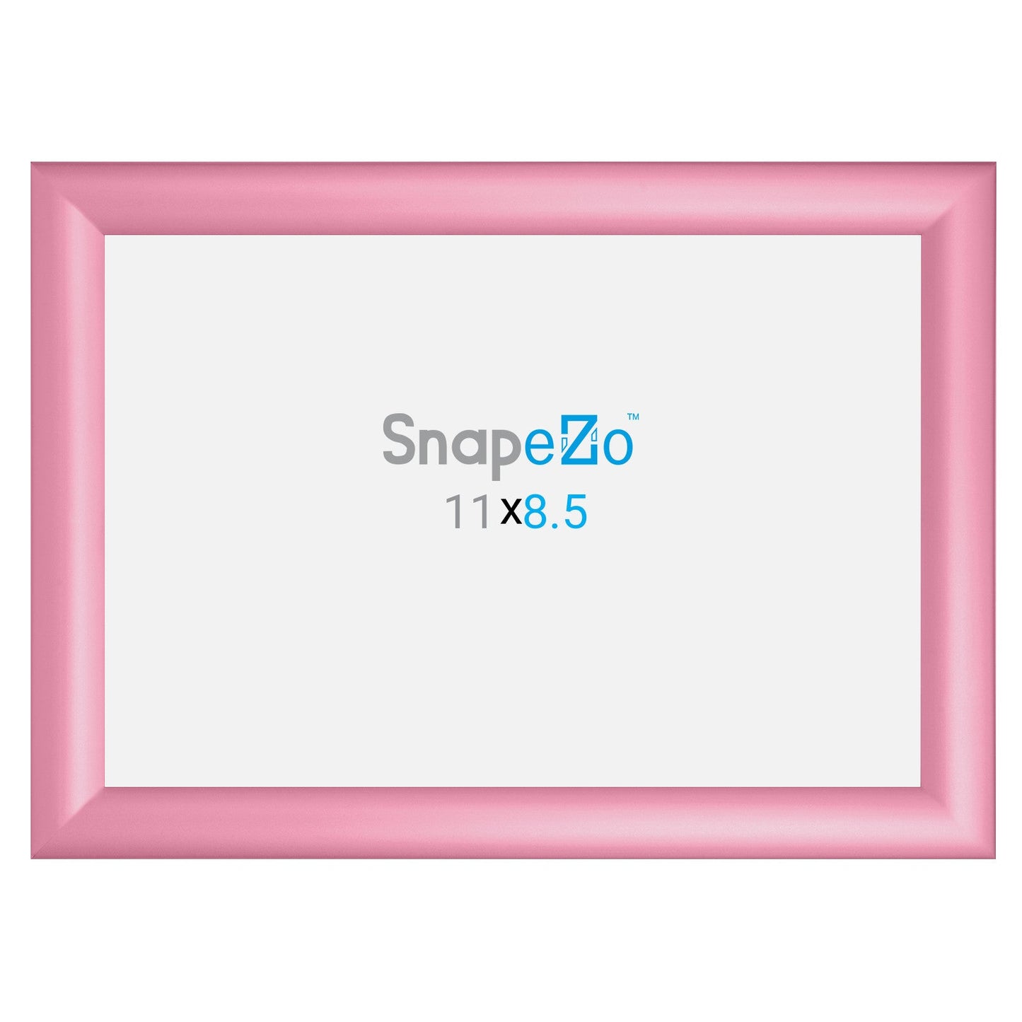 8.5x11 Pink SnapeZo® Snap Frame - 1.2" Profile