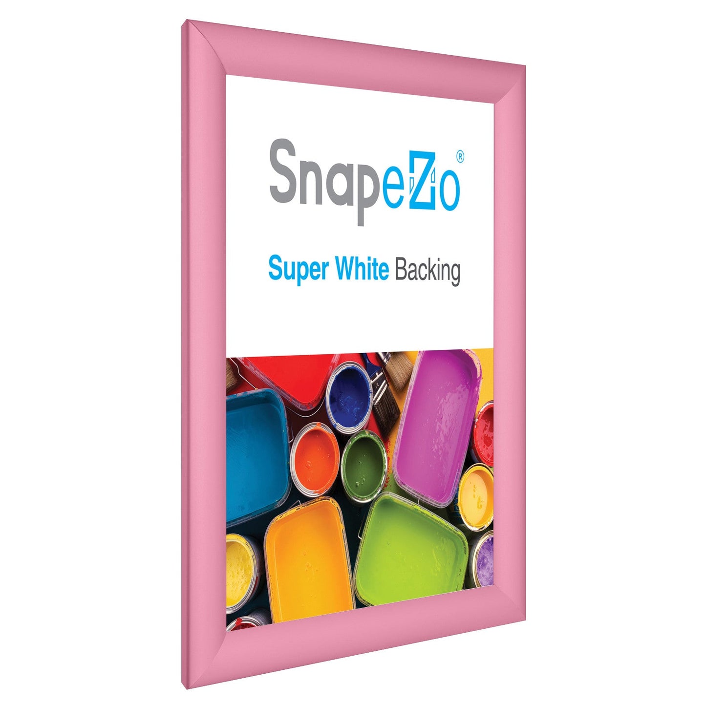8.5x11 Pink SnapeZo® Snap Frame - 1.2" Profile