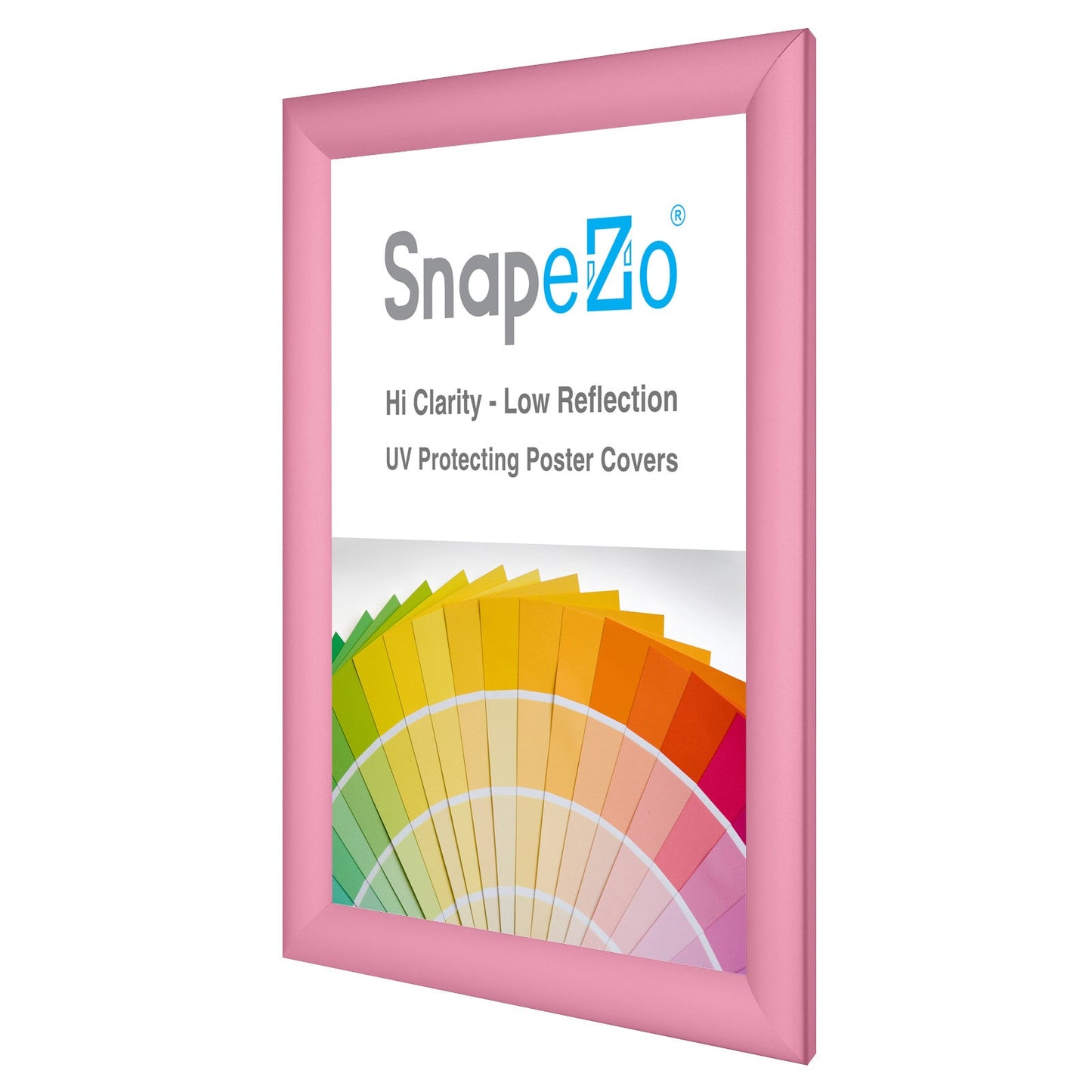 8.5x11 Pink SnapeZo® Snap Frame - 1.2" Profile