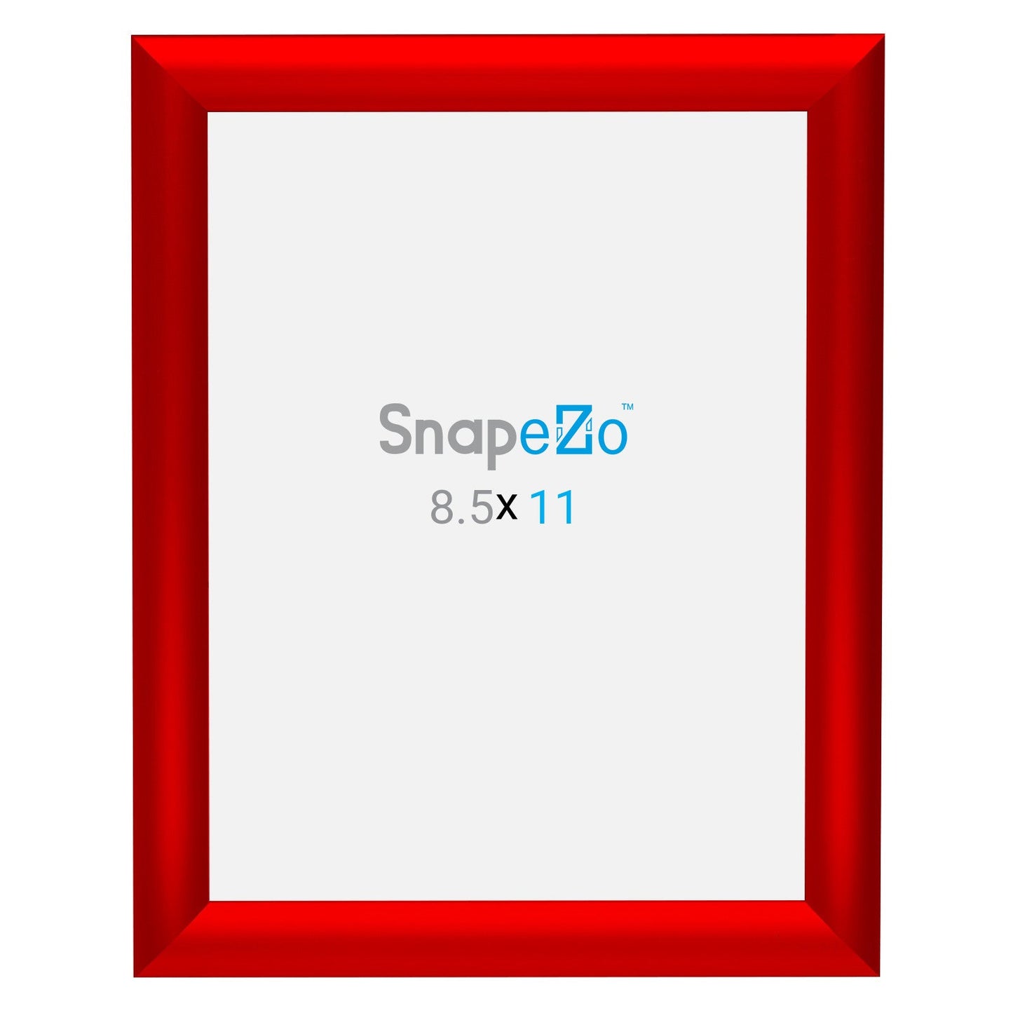 8.5x11 Red SnapeZo® Snap Frame - 1" Profile