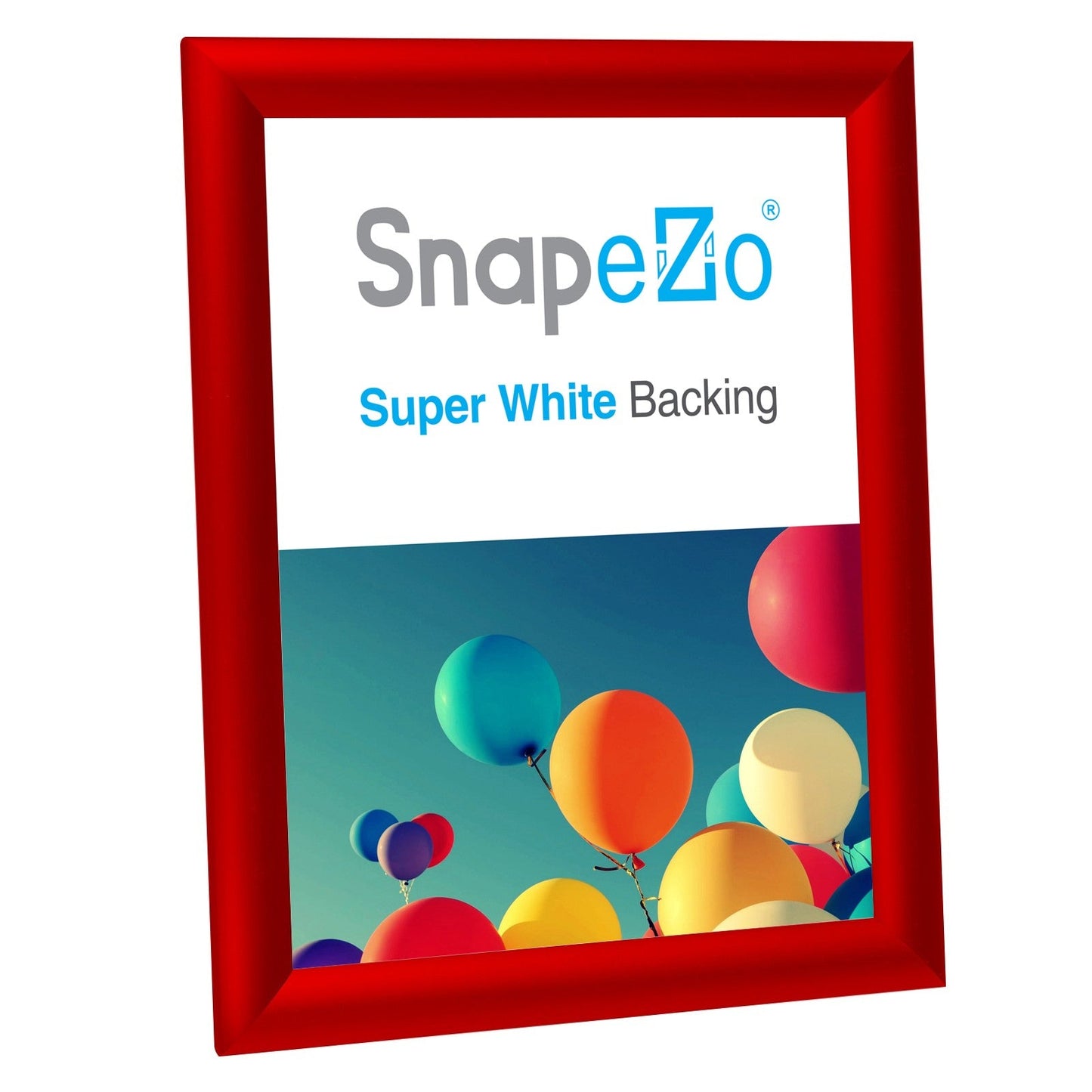 8.5x11 Red SnapeZo® Snap Frame - 1" Profile