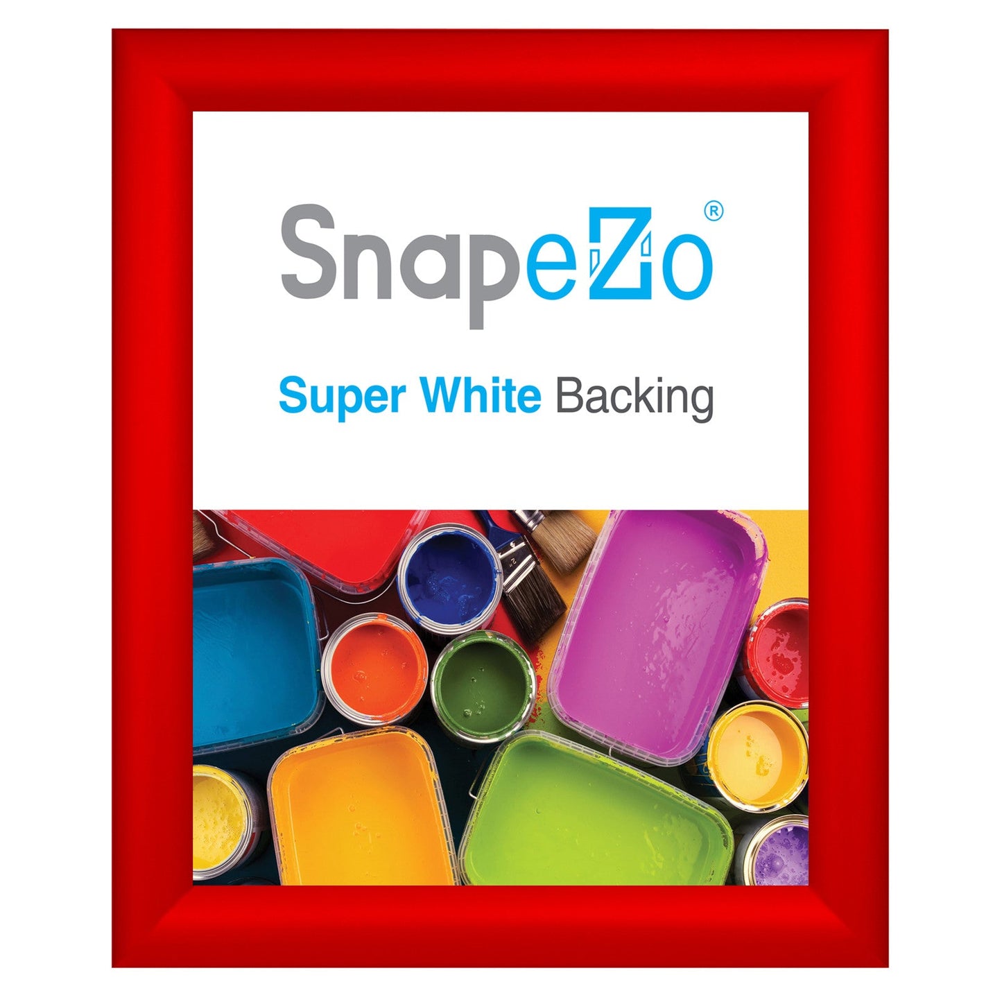 10x12 Red SnapeZo® Snap Frame - 1.2" Profile