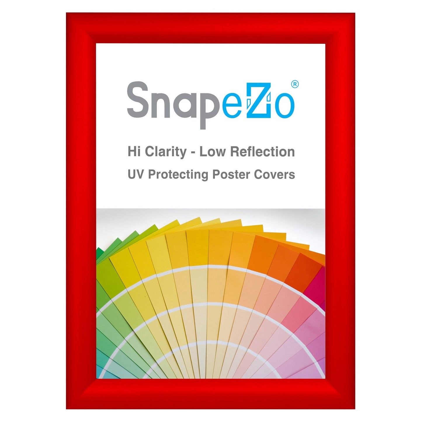 10x14 Red SnapeZo® Snap Frame - 1.2" Profile