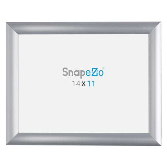 11x14 Silver SnapeZo® Snap Frame - 1" Profile