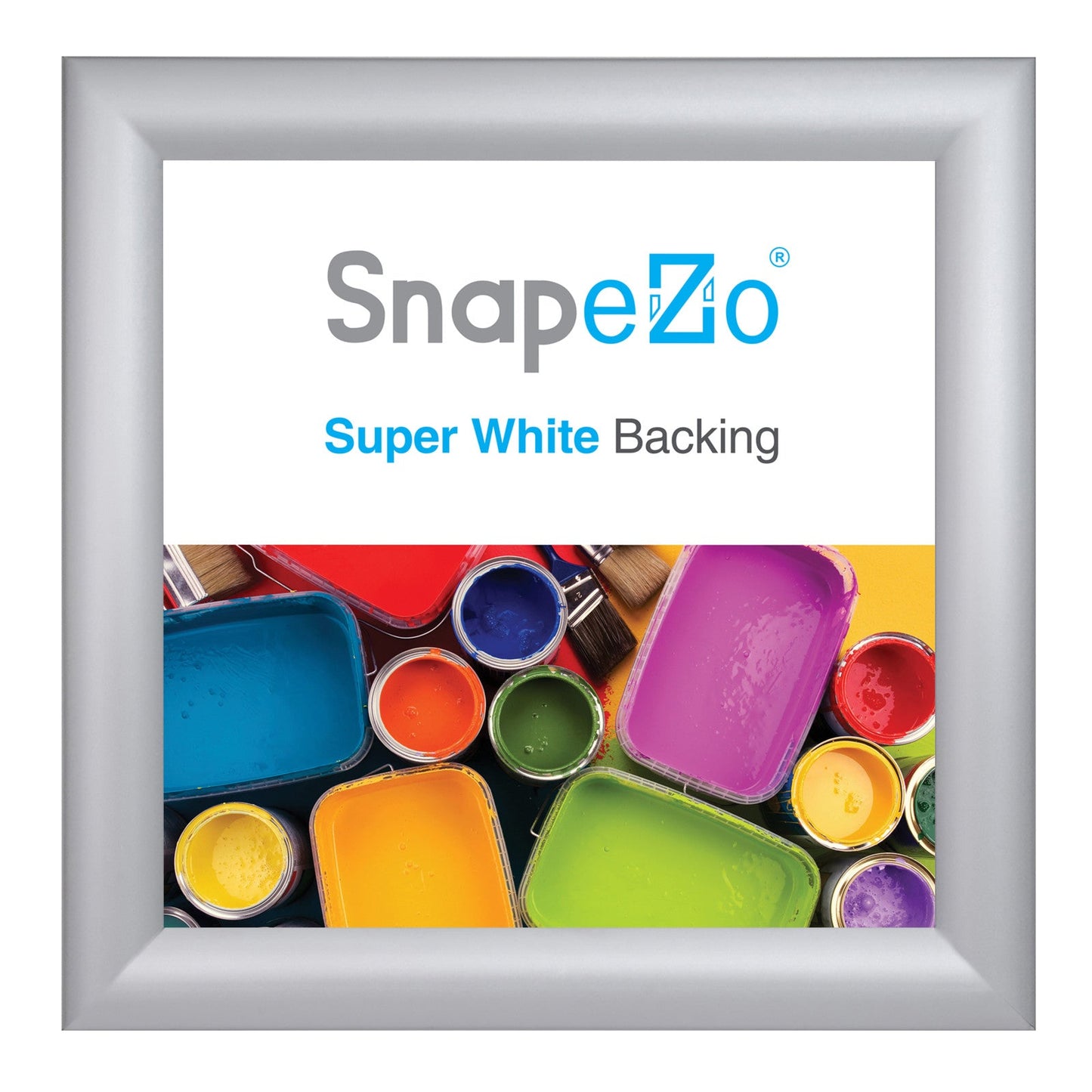 10x10 Silver SnapeZo® Snap Frame - 1.2" Profile