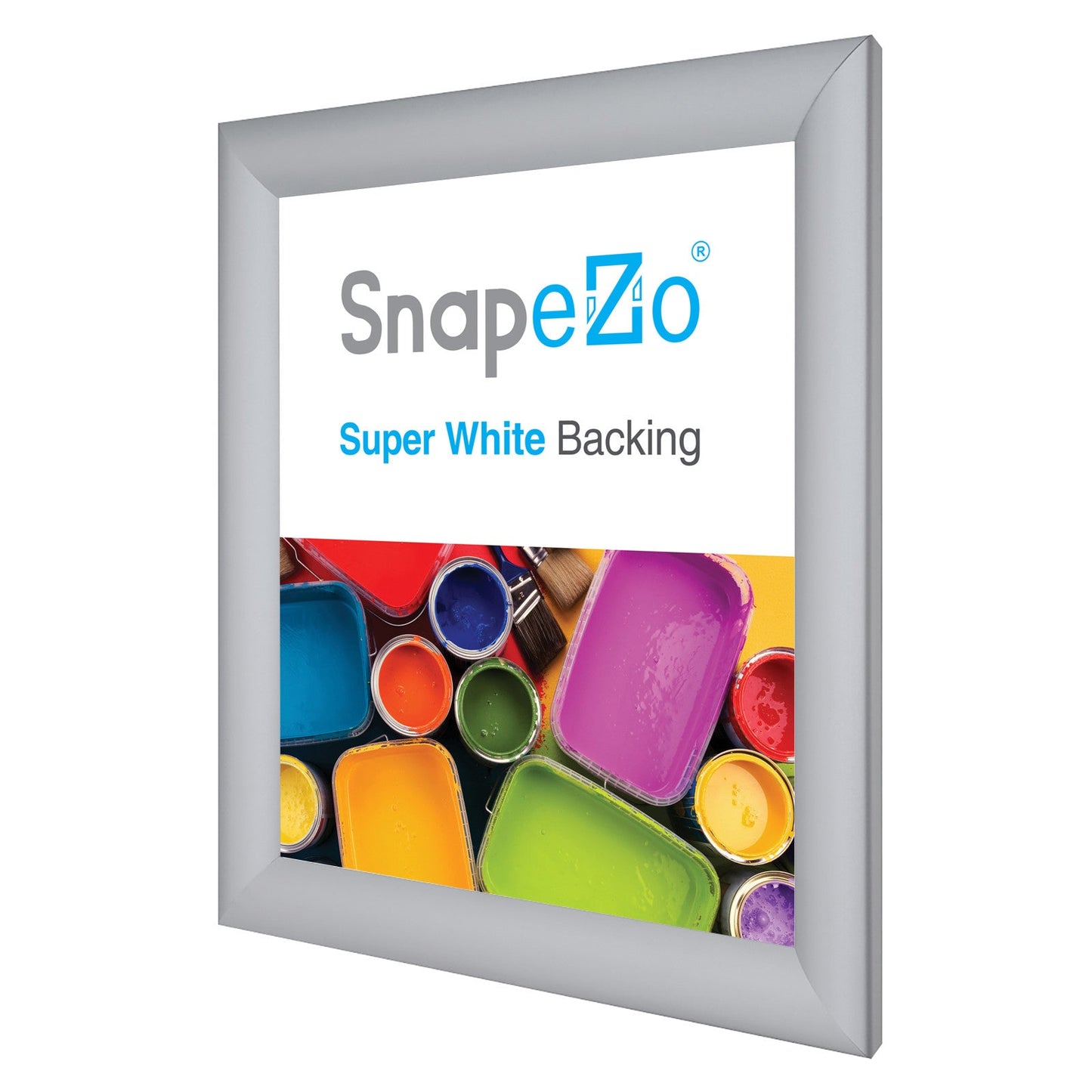 10x12 Silver SnapeZo® Snap Frame - 1.2" Profile