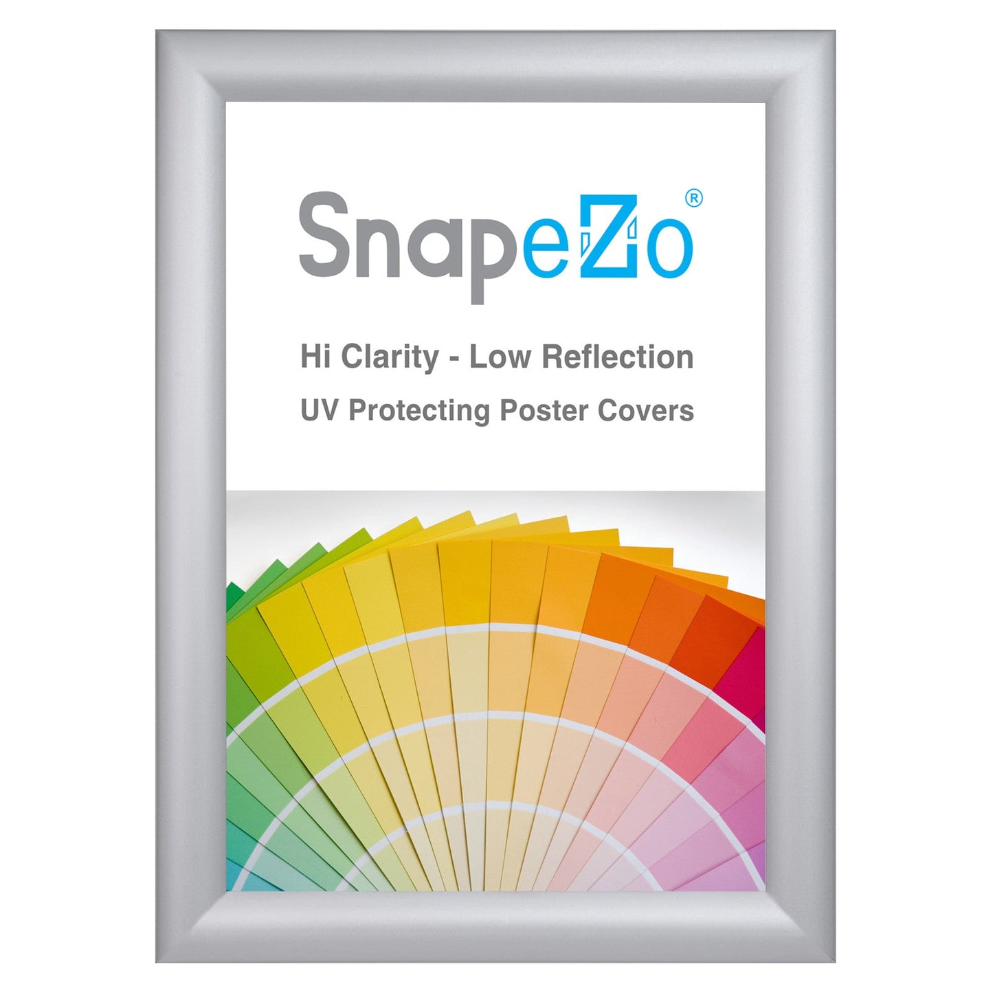 10x14 Silver SnapeZo® Snap Frame - 1.2" Profile